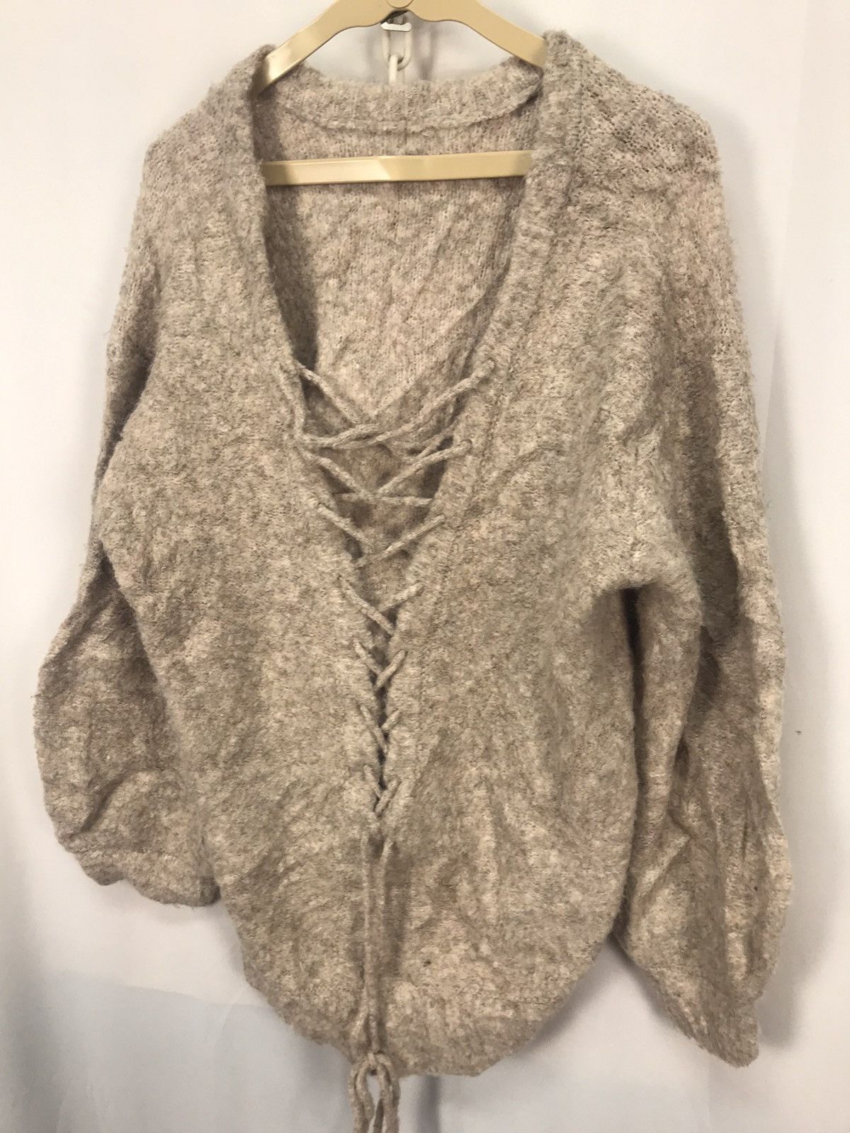 Japanese Brand × Vintage Vintage wool mohair sweatshirt unbrand Size US M / EU 48-50 / 2 - 3 Thumbnail