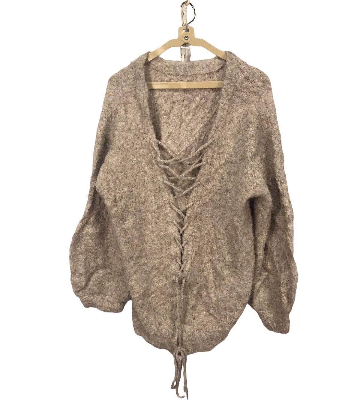 Japanese Brand × Vintage Vintage wool mohair sweatshirt unbrand Size US M / EU 48-50 / 2 - 1 Thumbnail