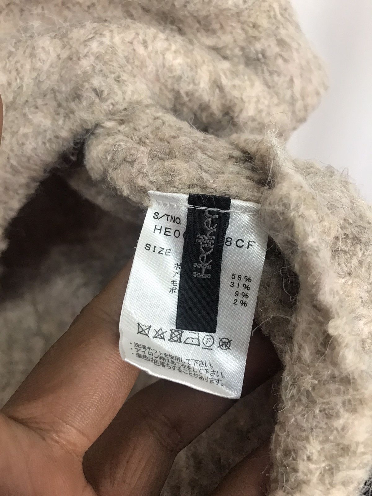 Japanese Brand × Vintage Vintage wool mohair sweatshirt unbrand Size US M / EU 48-50 / 2 - 4 Thumbnail