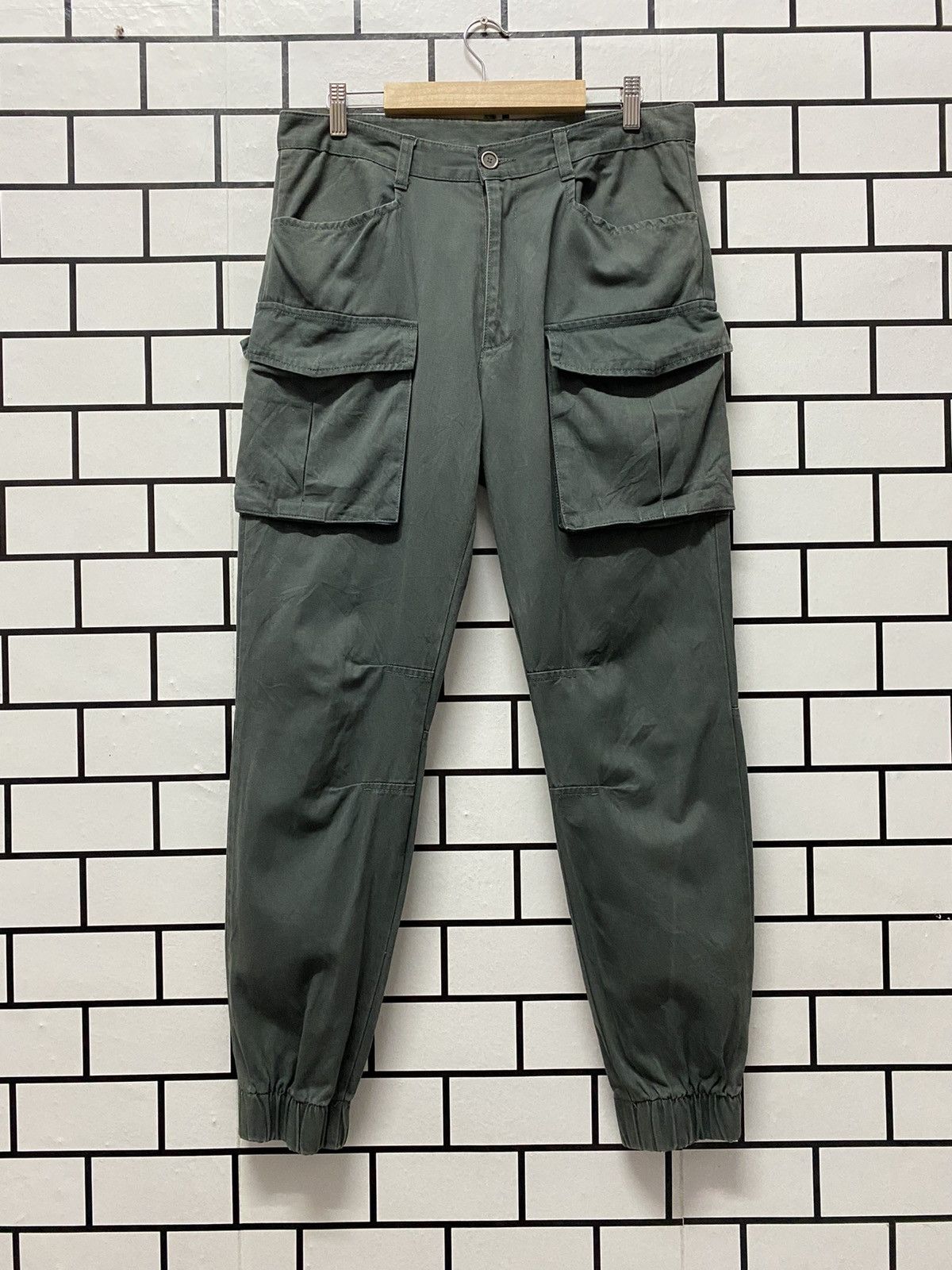 Designer × Japanese Brand Japan Brand Collavo Cargo Jogger Pants Technical Bush Pocket Size US 32 / EU 48 - 1 Thumbnail