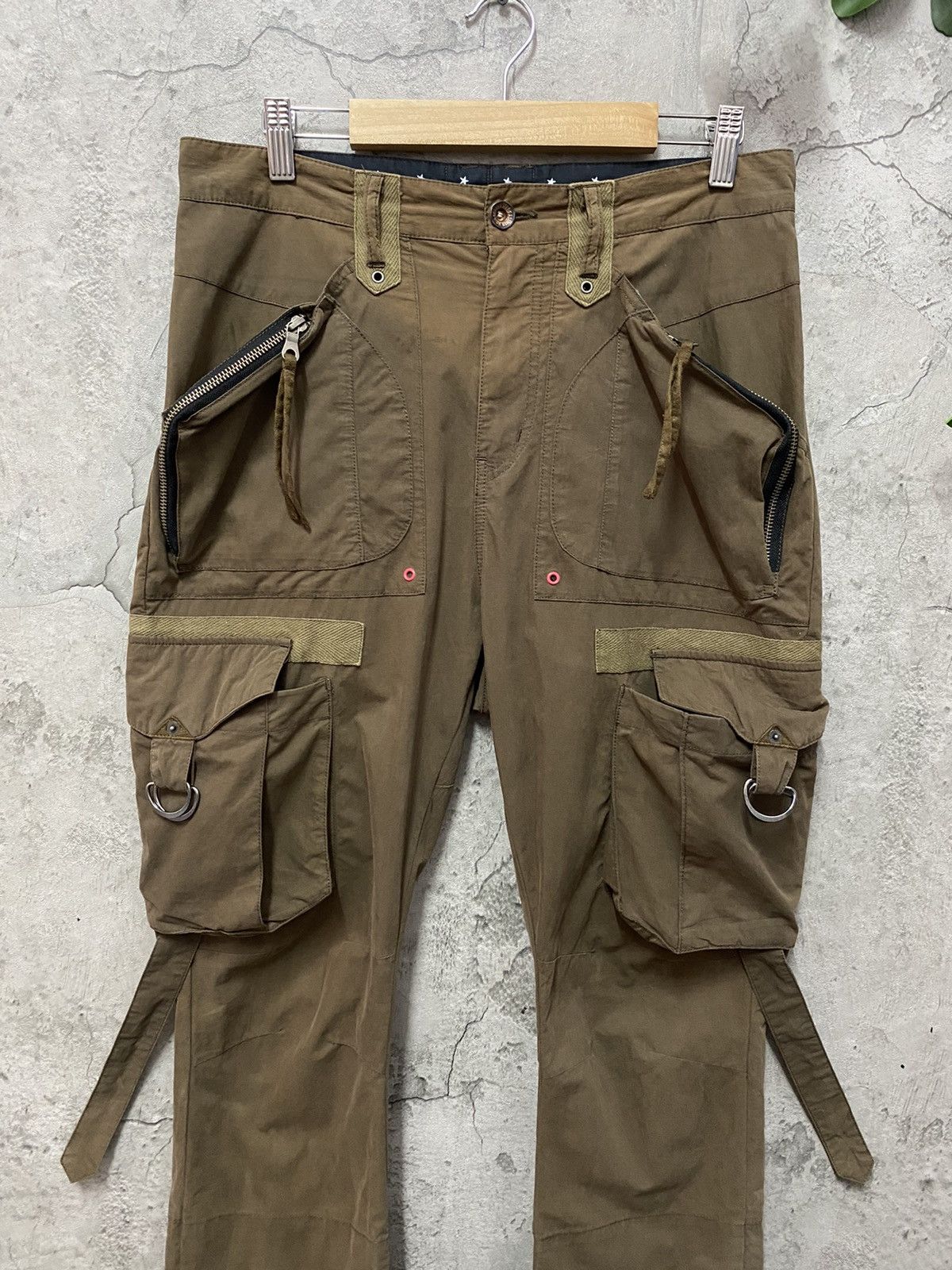 Japanese Brand × PPFM PPFM Japan Parachute Bondage Utility Cargo Pants Vintage Size US 31 - 4 Thumbnail