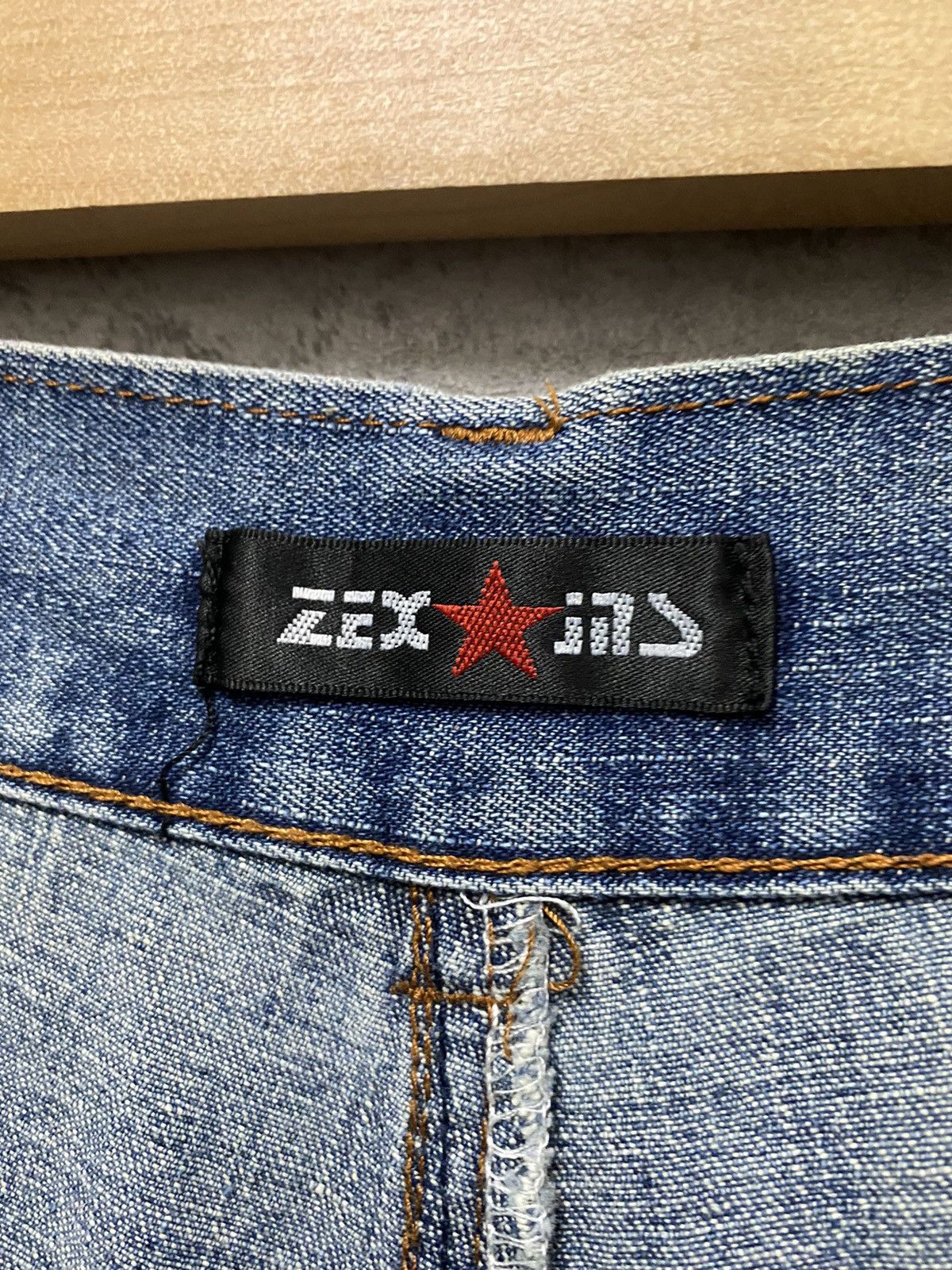 Japanese Brand × Vintage Zex Japan Cargo Bondage Patched distressed Denim Pants Size US 30 / EU 46 - 18 Thumbnail