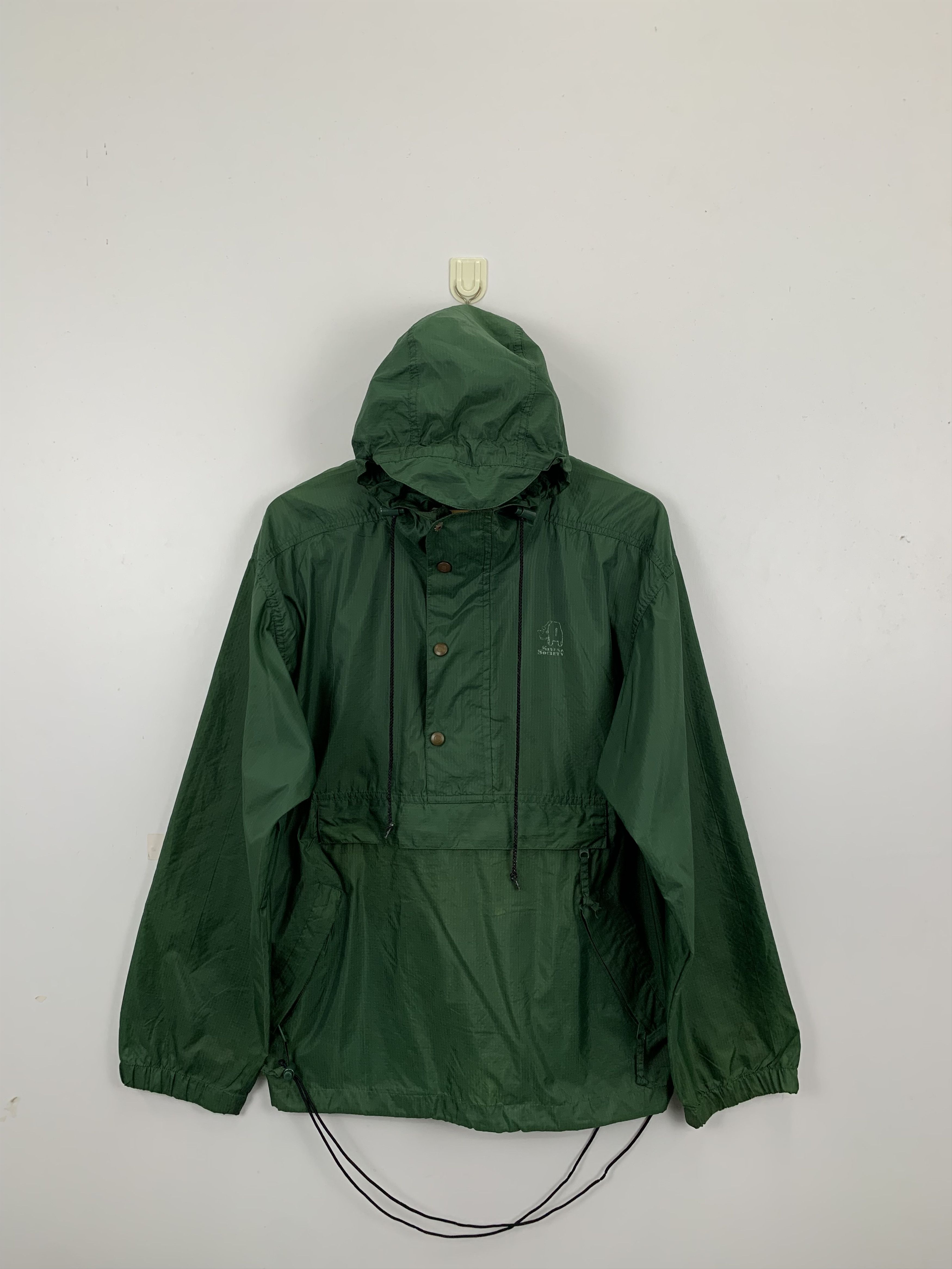 Japanese Brand × Vintage Vintage Japanese Brand Windbreaker Hoodie Light Jacket Size US S / EU 44-46 / 1 - 1 Thumbnail