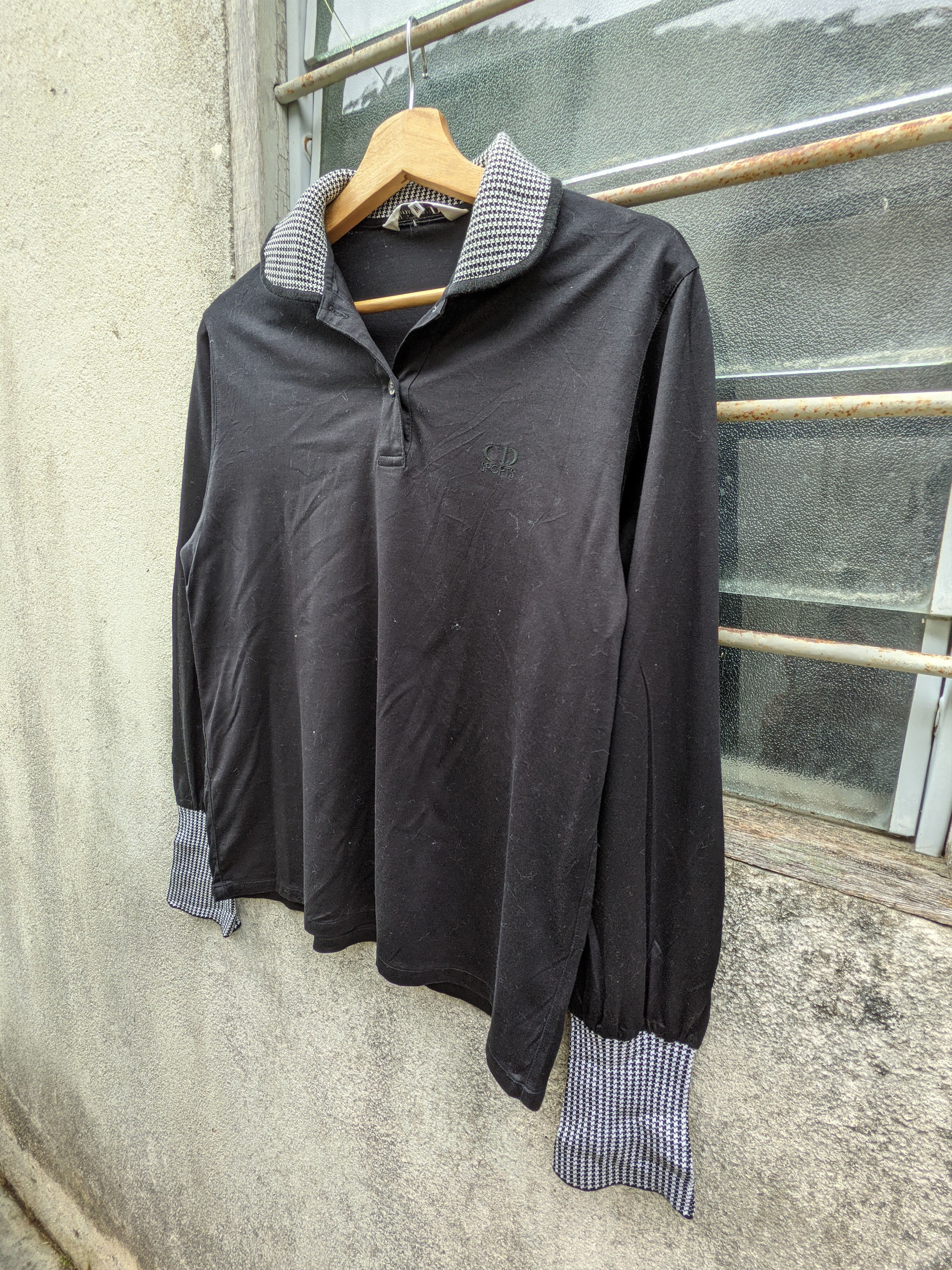 Christian Dior Monsieur Christian Dior Sport Collar Long Sleeve Size M / US 6-8 / IT 42-44 - 3 Thumbnail