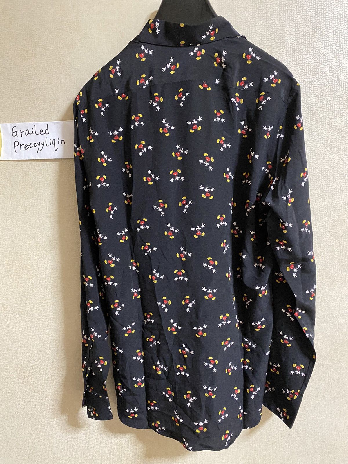 Saint Laurent Paris Silk micky mouse shirt Size US S / EU 44-46 / 1 - 8 Thumbnail