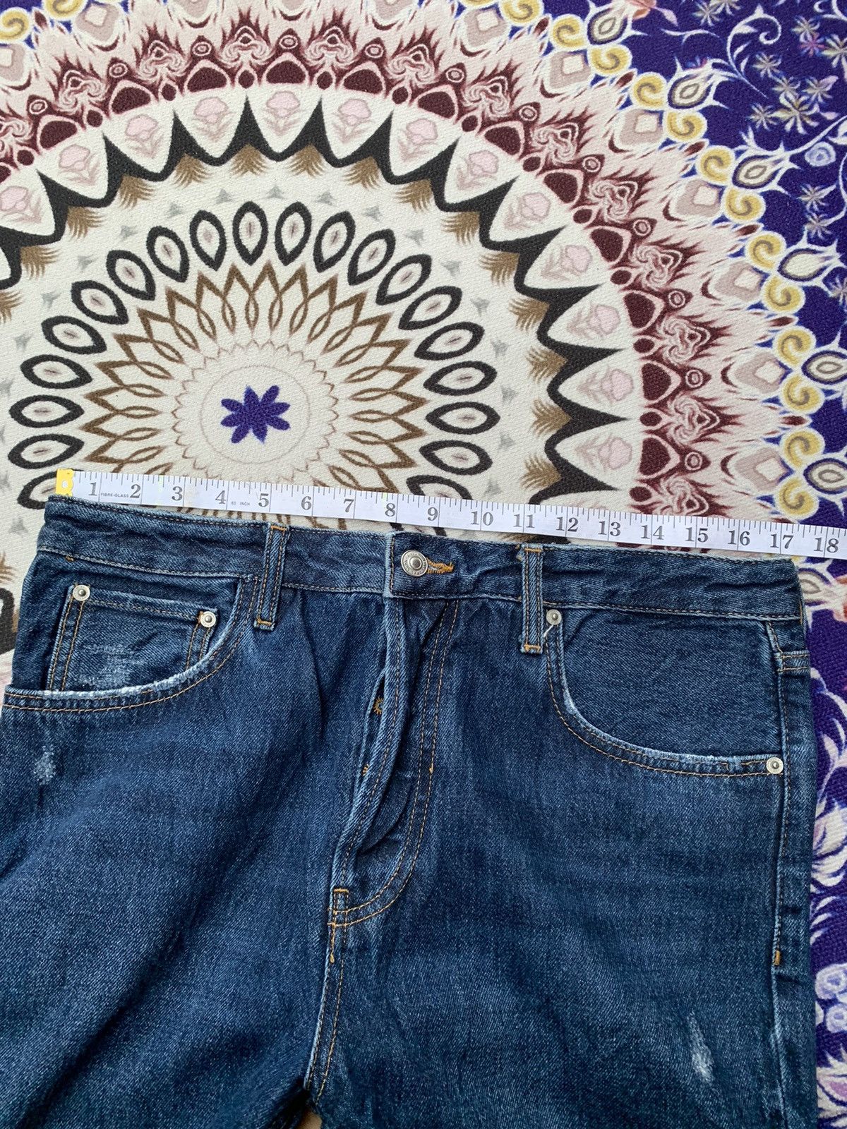 Zara Zara Distressed Denim Size US 34 / EU 50 - 9 Thumbnail