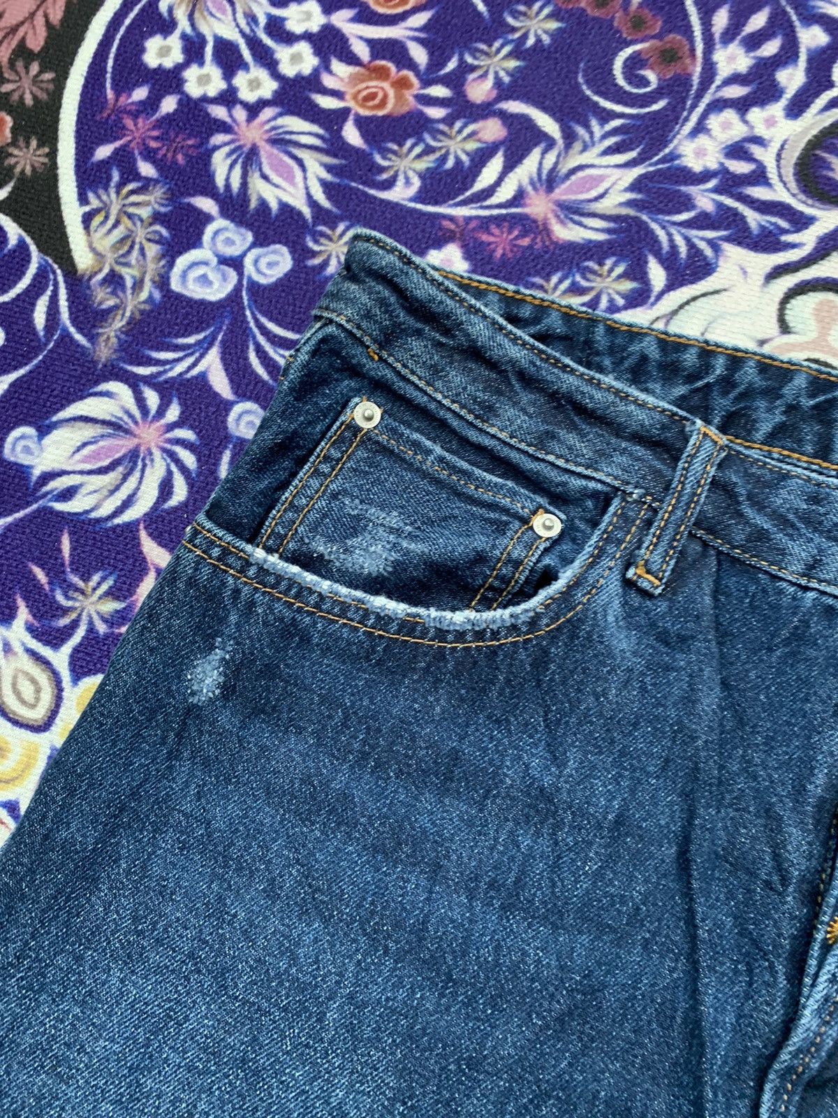 Zara Zara Distressed Denim Size US 34 / EU 50 - 4 Thumbnail