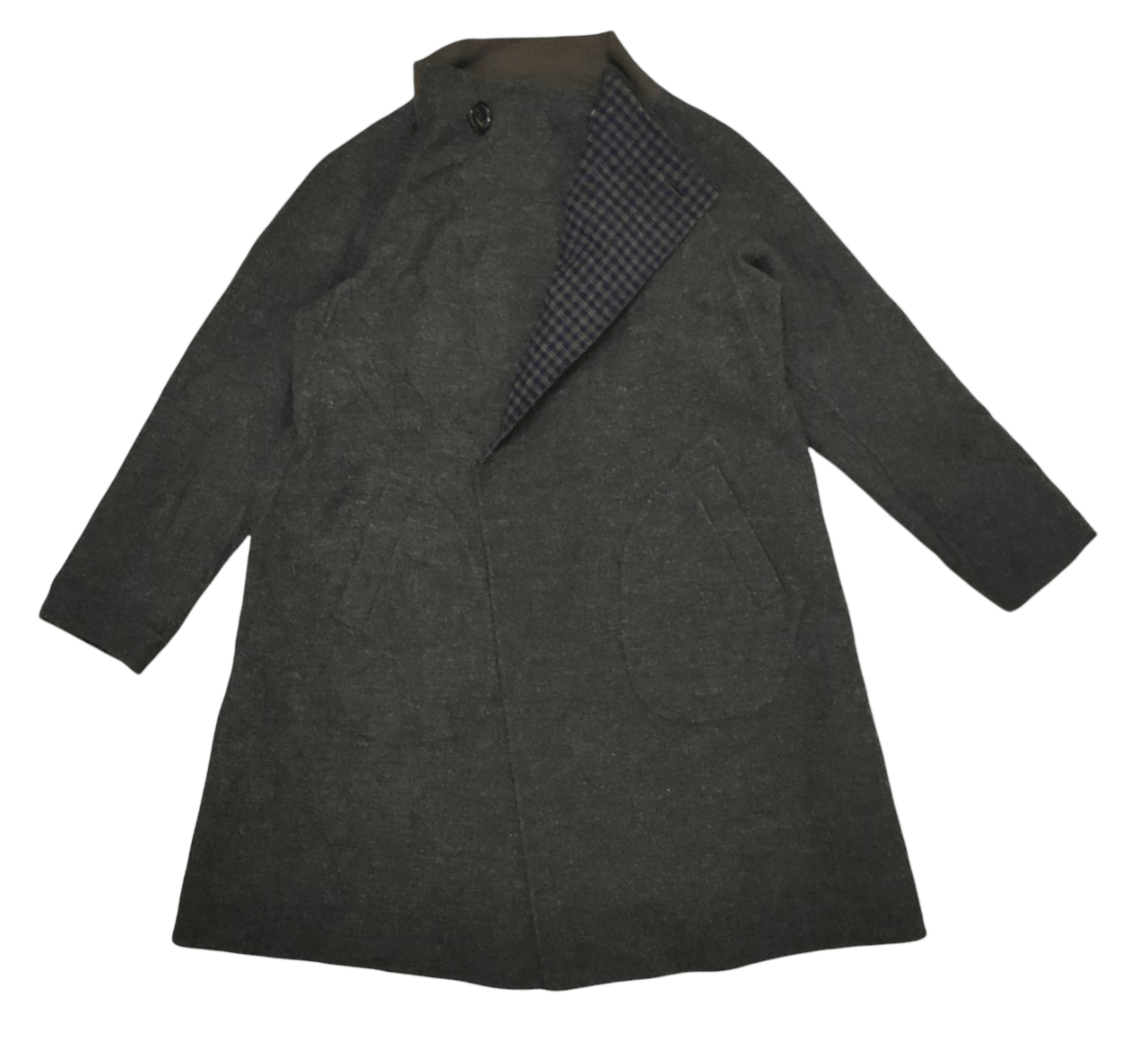 Issey Miyake ❎ Plantation Reversible Wool Long Jacket Size US M / EU 48-50 / 2 - 1 Thumbnail