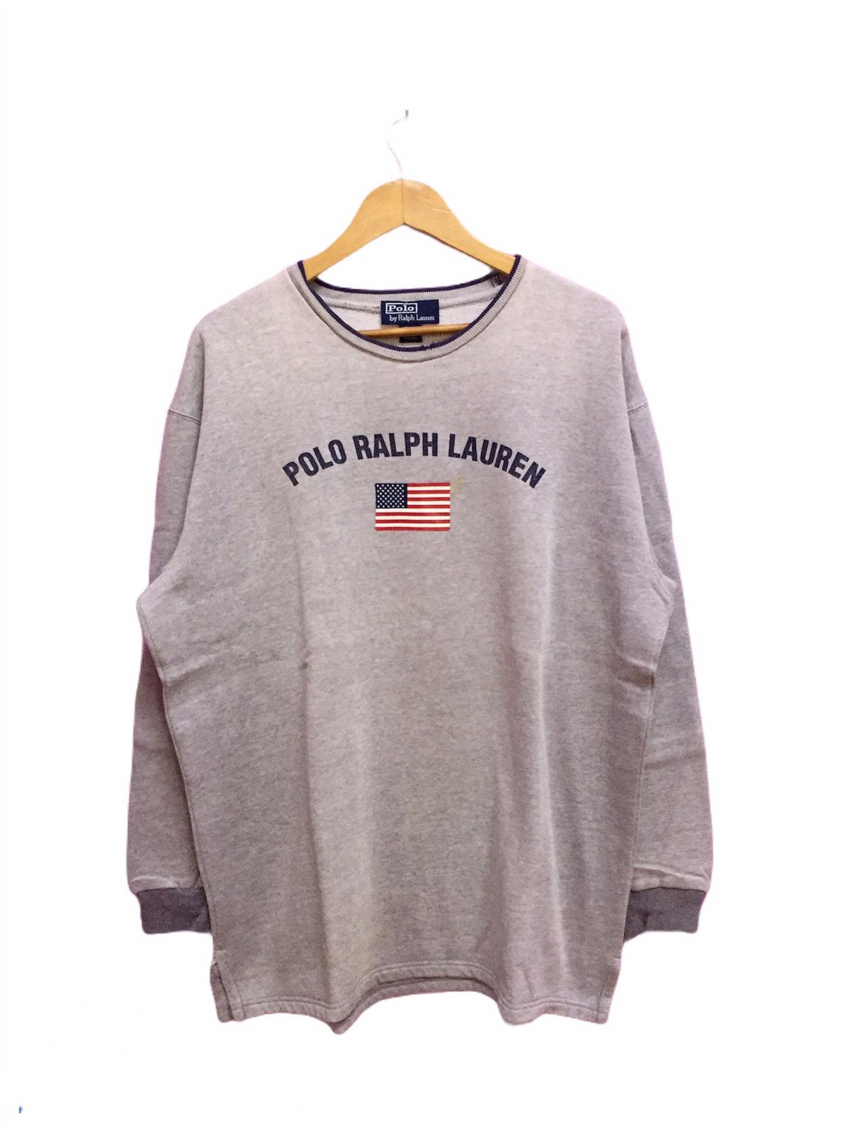 Polo Ralph Lauren Last Drop Vintage 90s Polo Ralph Lauren Sweatshirts Size US L / EU 52-54 / 3 - 1 Thumbnail