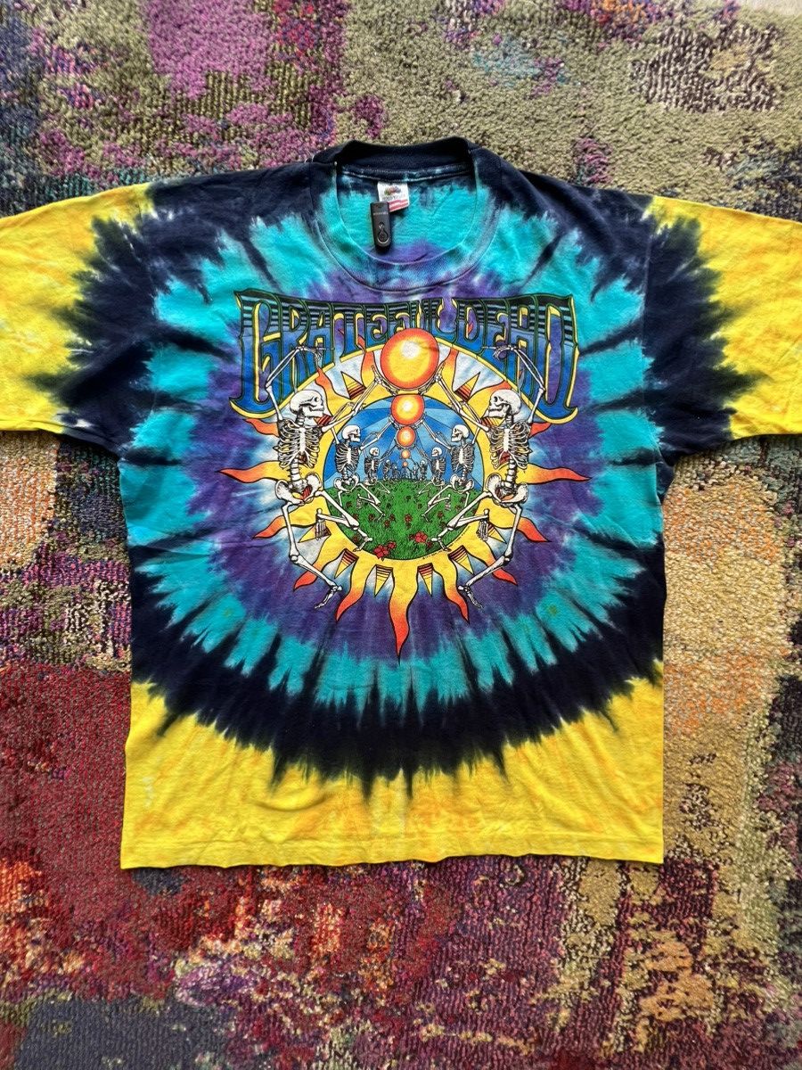 image of Vintage Fotl 1991 Deadstock Grateful Dead Rock T Shirt in Blue, Men's (Size XL)