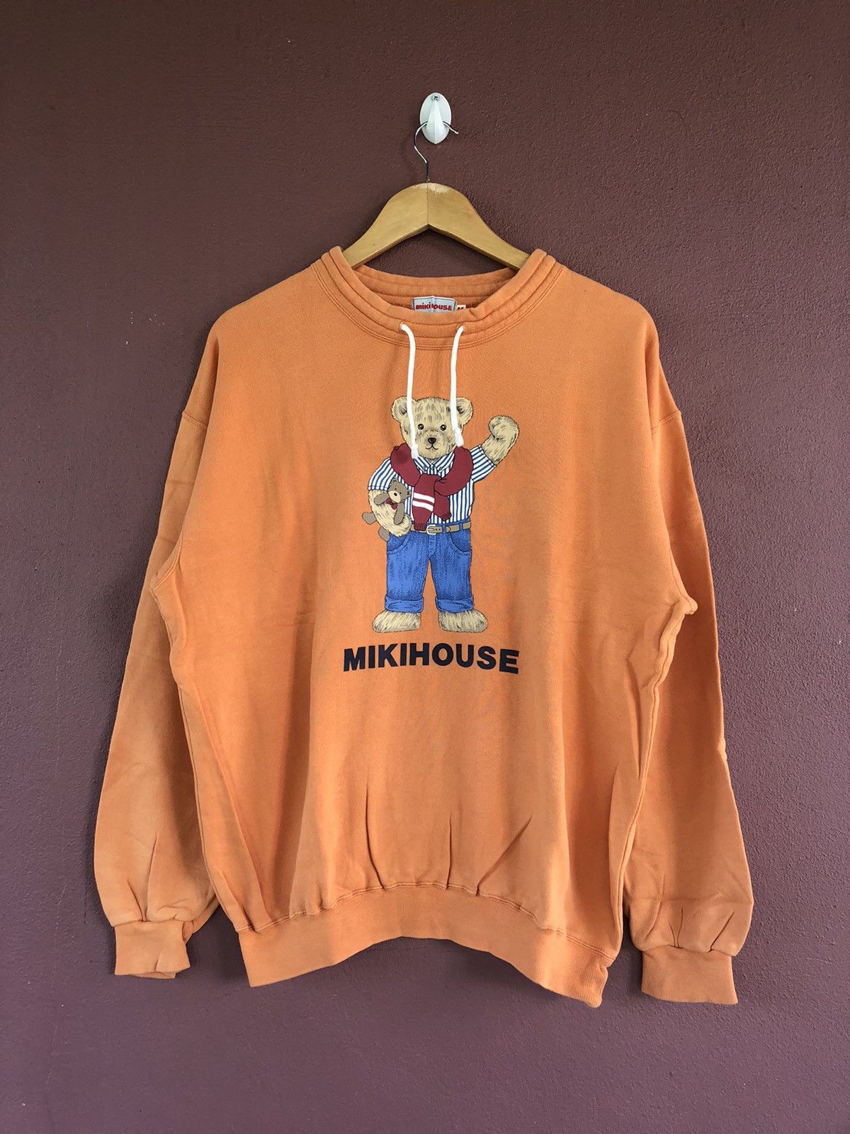 Japanese Brand Vintage 90's Miki House Bear Sweatshirts Size M Size US M / EU 48-50 / 2 - 1 Thumbnail