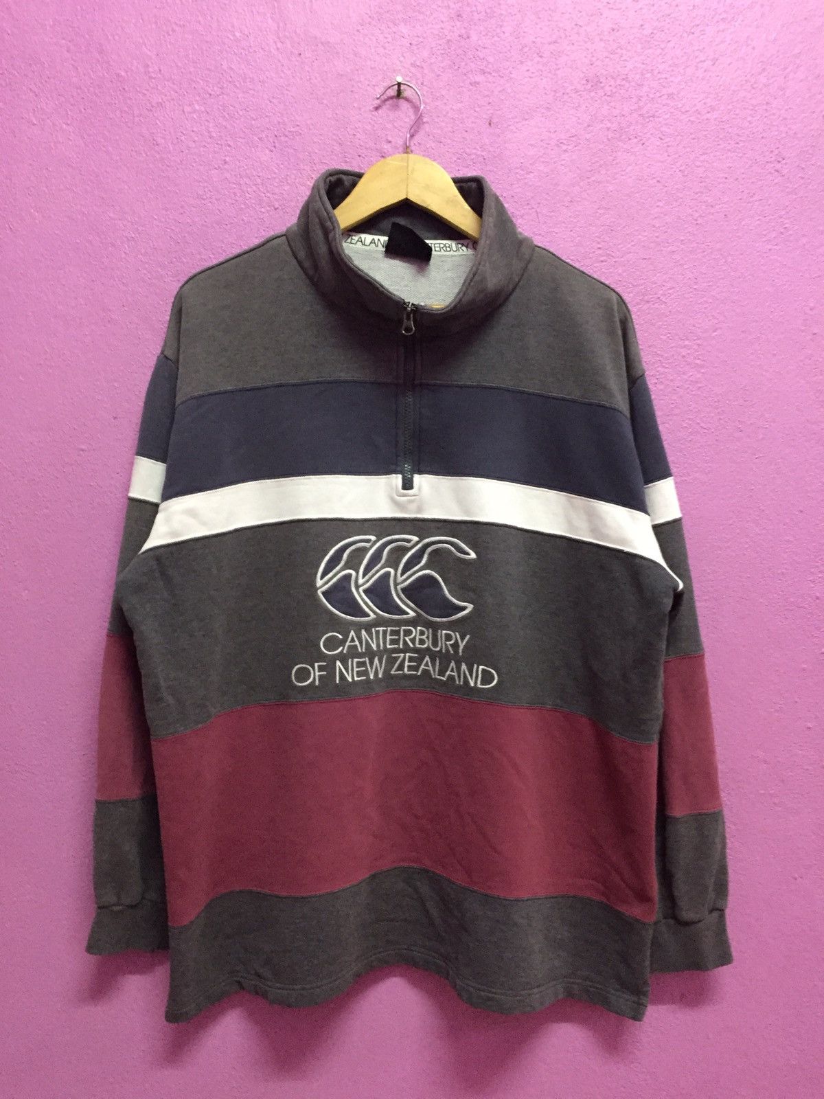 Canterbury of New Zealand Vintage 90's Canterbury Of New Zealand Sweatshirts Size 3L Size US L / EU 52-54 / 3 - 1 Thumbnail