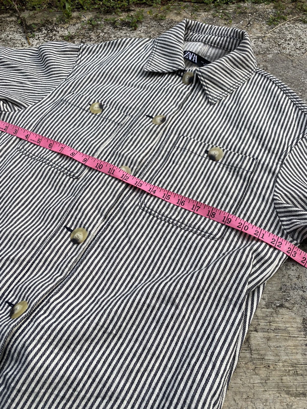 Zara Hickory Strike Work Shirt Zara Size US L / EU 52-54 / 3 - 10 Thumbnail