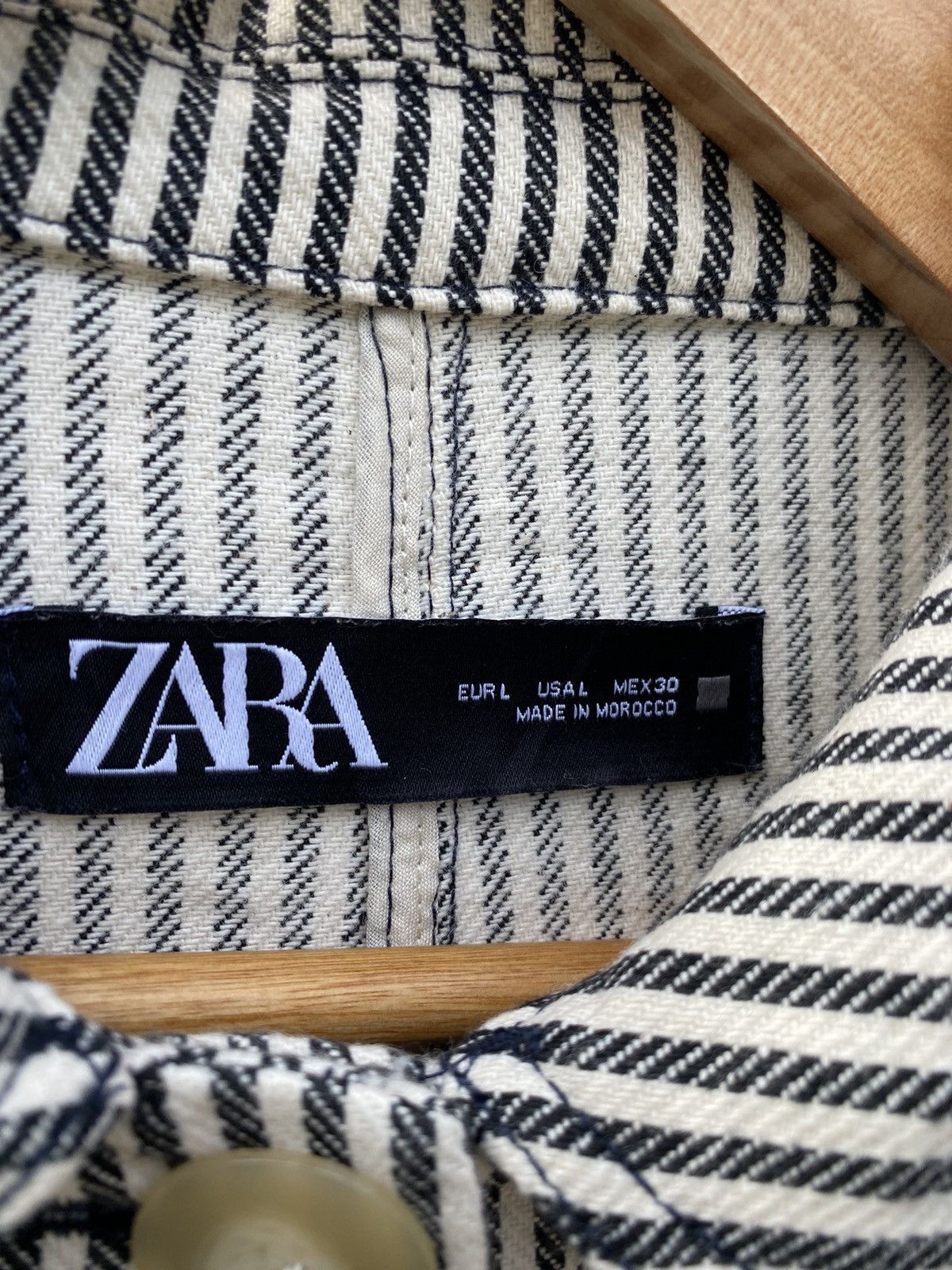 Zara Hickory Strike Work Shirt Zara Size US L / EU 52-54 / 3 - 6 Thumbnail