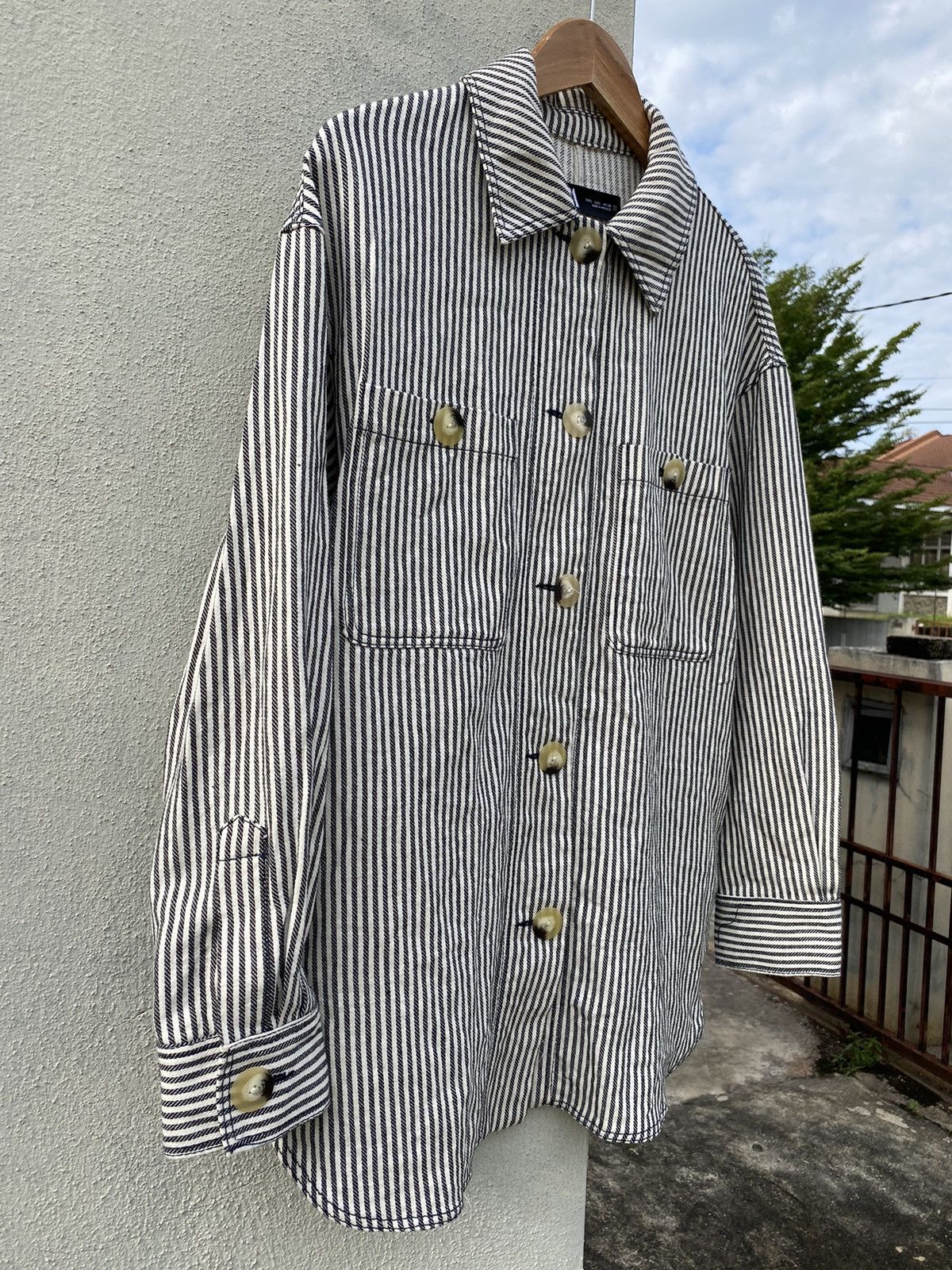 Zara Hickory Strike Work Shirt Zara Size US L / EU 52-54 / 3 - 4 Thumbnail
