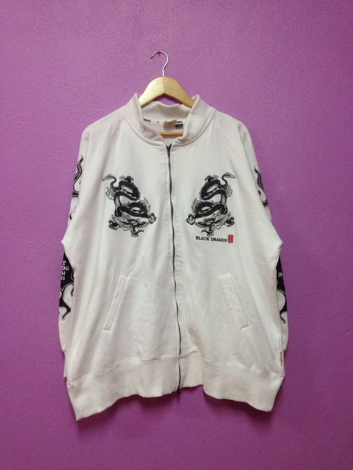 Dogtown Vintage 90's Dog Town Black Dragon Sweatshirts Size X Large Size US XL / EU 56 / 4 - 2 Thumbnail