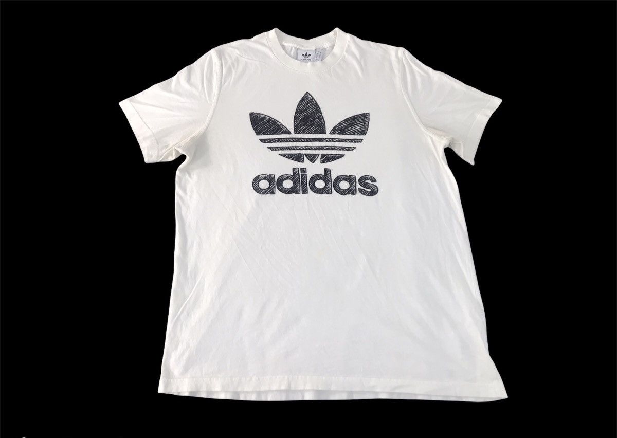 Adidas Adidas Trifoil Trikots Sportswear Big Logo Printed Tee Size US XL / EU 56 / 4 - 1 Thumbnail