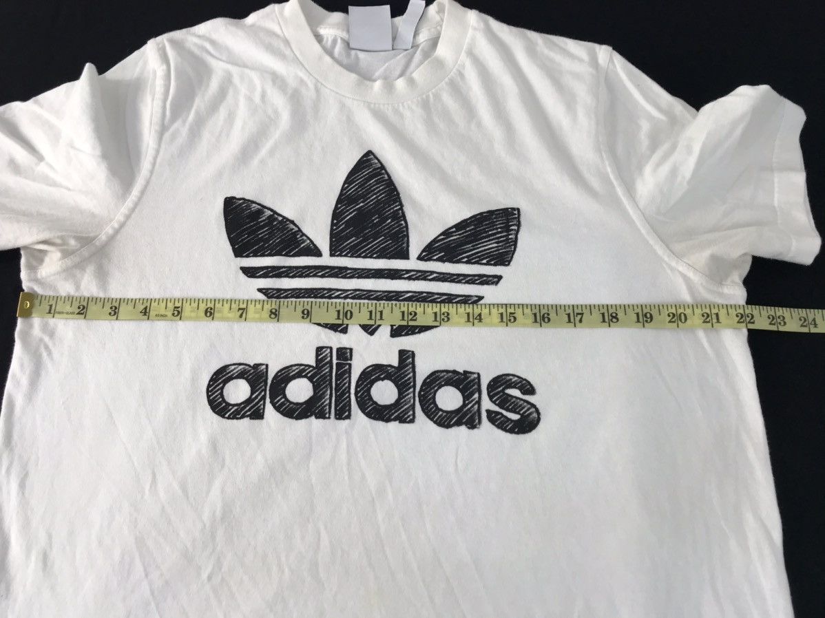 Adidas Adidas Trifoil Trikots Sportswear Big Logo Printed Tee Size US XL / EU 56 / 4 - 11 Thumbnail