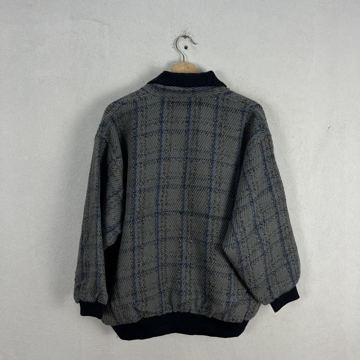 Japanese Brand VINTAGE CARDIGAN EMANUEL UNGARO PARIS JAPAN TARTAN DESIGN Size US M / EU 48-50 / 2 - 8 Thumbnail