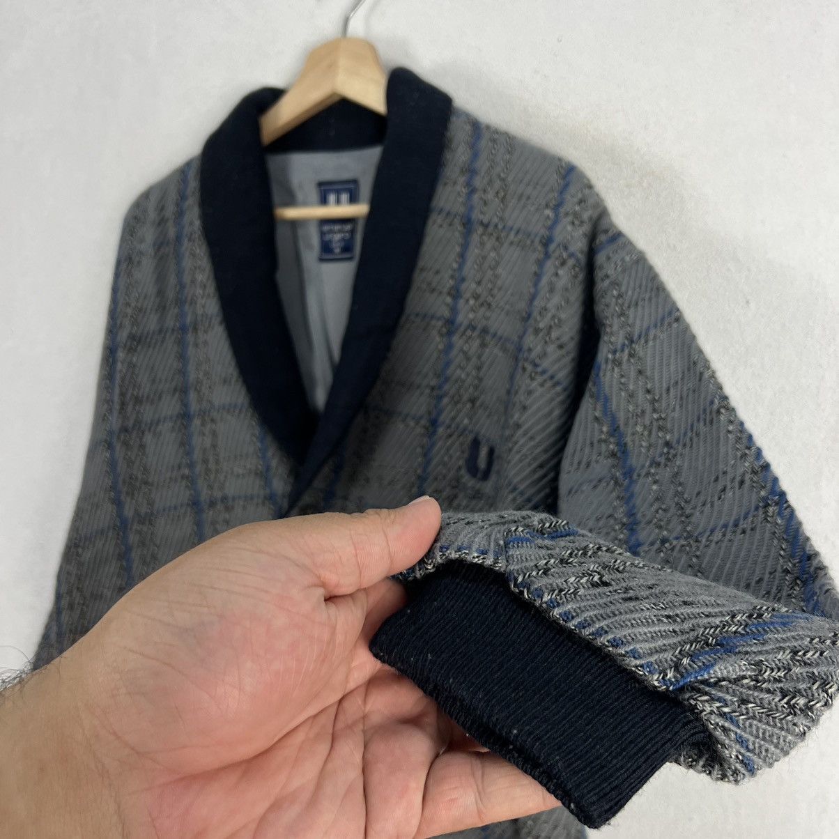 Japanese Brand VINTAGE CARDIGAN EMANUEL UNGARO PARIS JAPAN TARTAN DESIGN Size US M / EU 48-50 / 2 - 6 Thumbnail