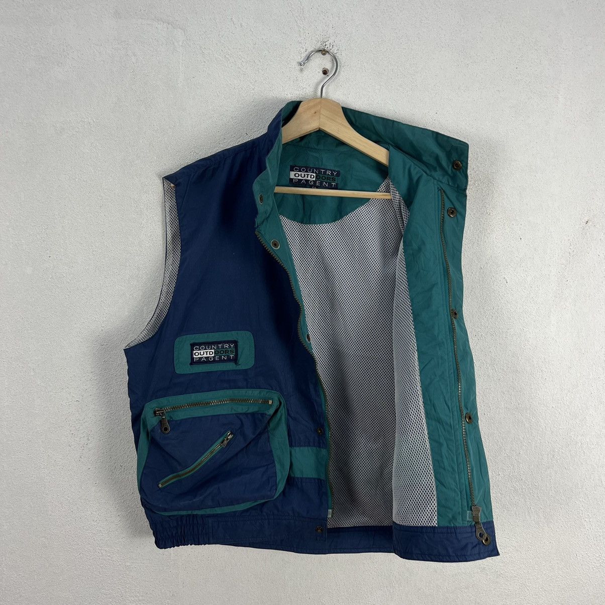 Japanese Brand VINTAGE UTILITY VEST MULTI POCKET COUNTRY OUTDOORS PAGENT Size US S / EU 44-46 / 1 - 8 Thumbnail