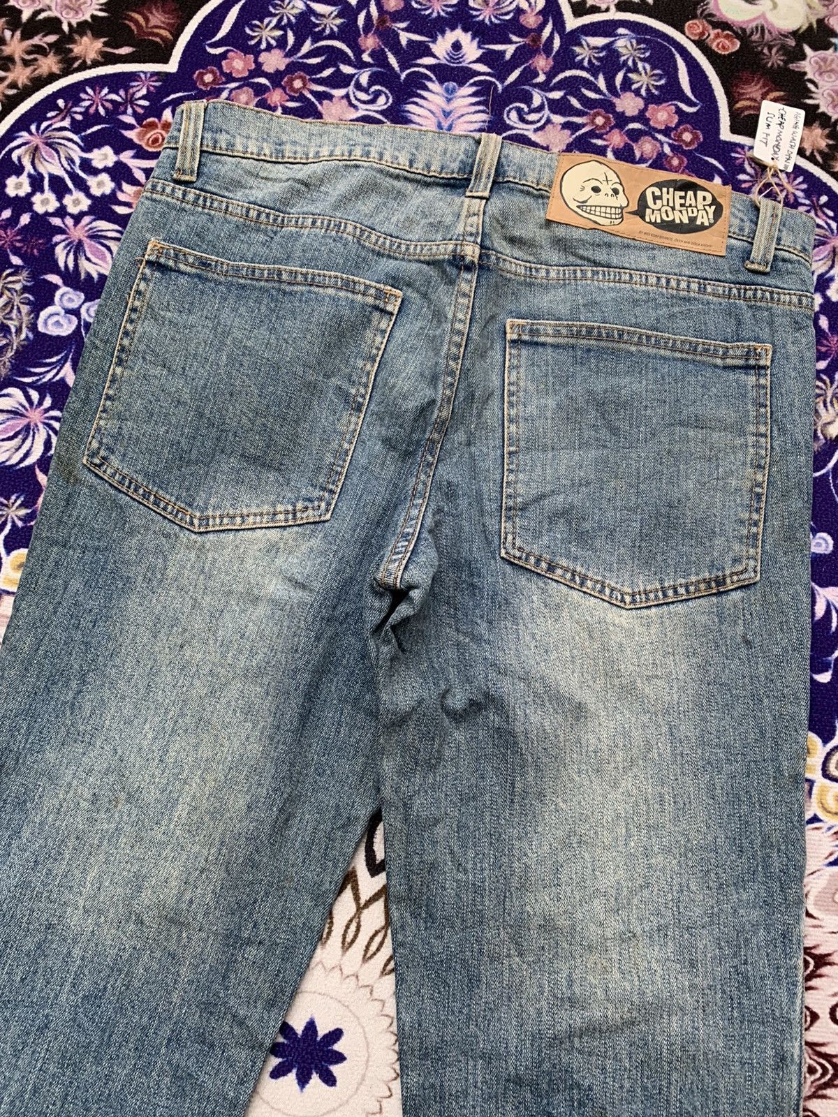Cheap Monday Cheap Monday Faded Wash Denim Size US 35 - 12 Thumbnail