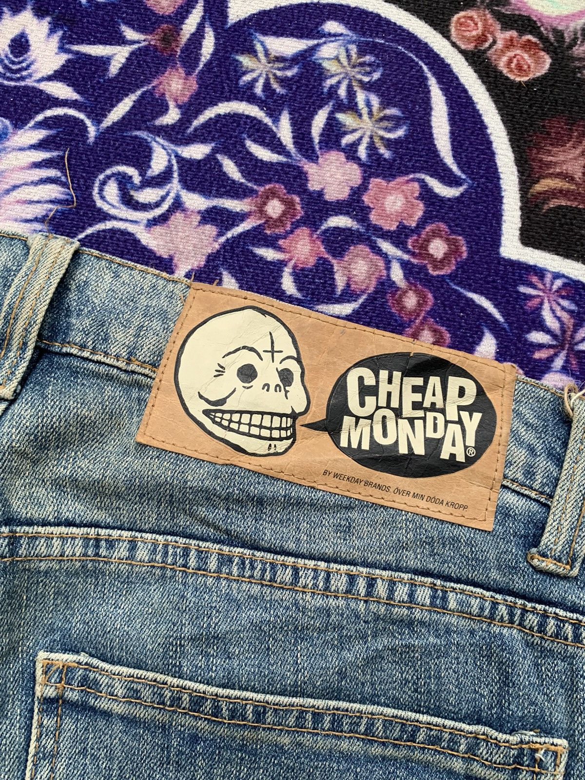 Cheap Monday Cheap Monday Faded Wash Denim Size US 35 - 13 Thumbnail