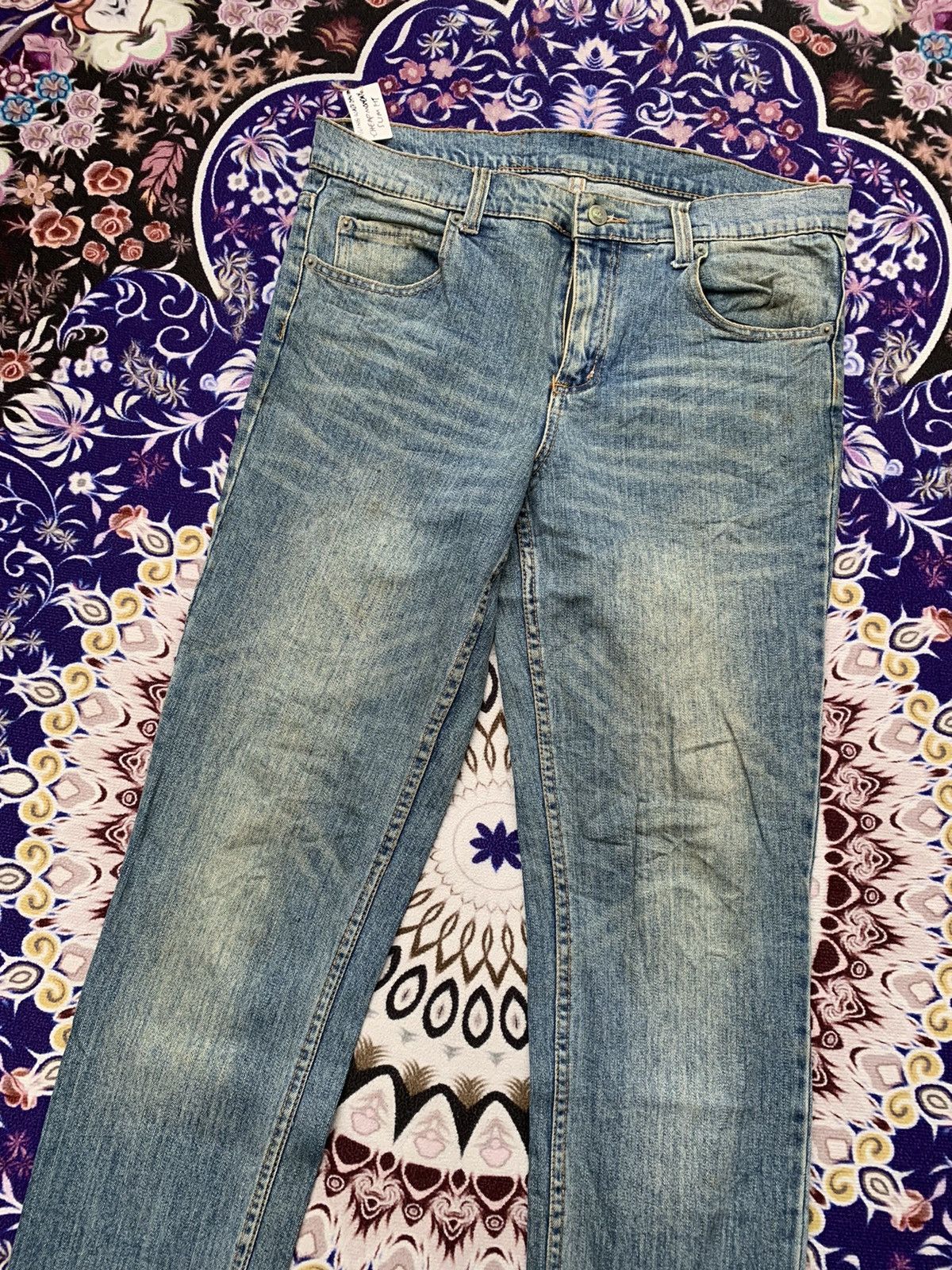 Cheap Monday Cheap Monday Faded Wash Denim Size US 35 - 2 Thumbnail