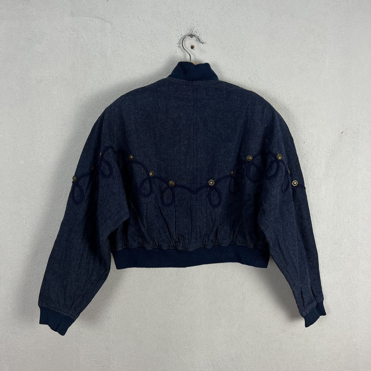 Japanese Brand VINTAGE CROPPED BOMBER JACKET MISS TAKAO JAPAN RARE DESIGN Size M / US 6-8 / IT 42-44 - 6 Thumbnail