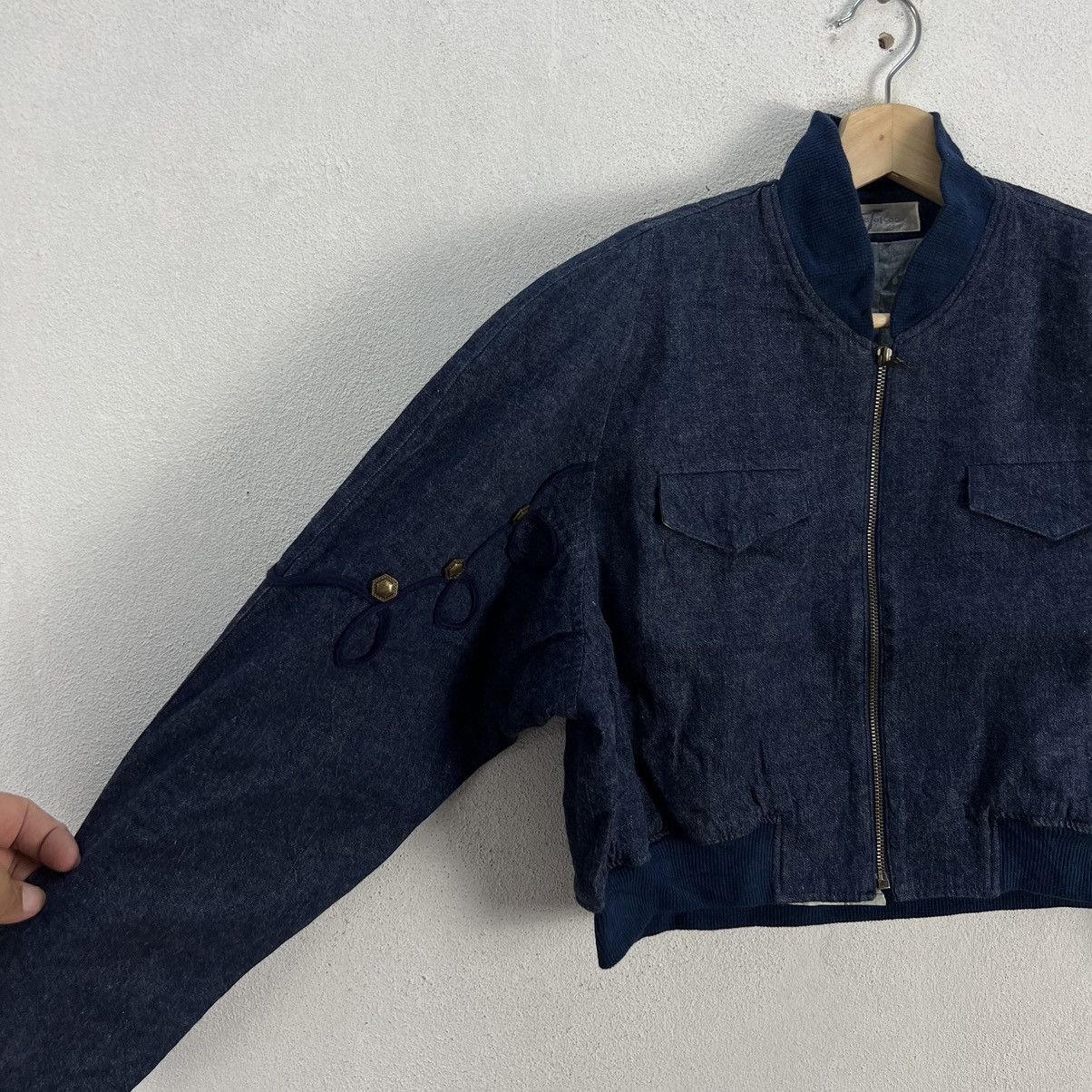 Japanese Brand VINTAGE CROPPED BOMBER JACKET MISS TAKAO JAPAN RARE DESIGN Size M / US 6-8 / IT 42-44 - 4 Thumbnail