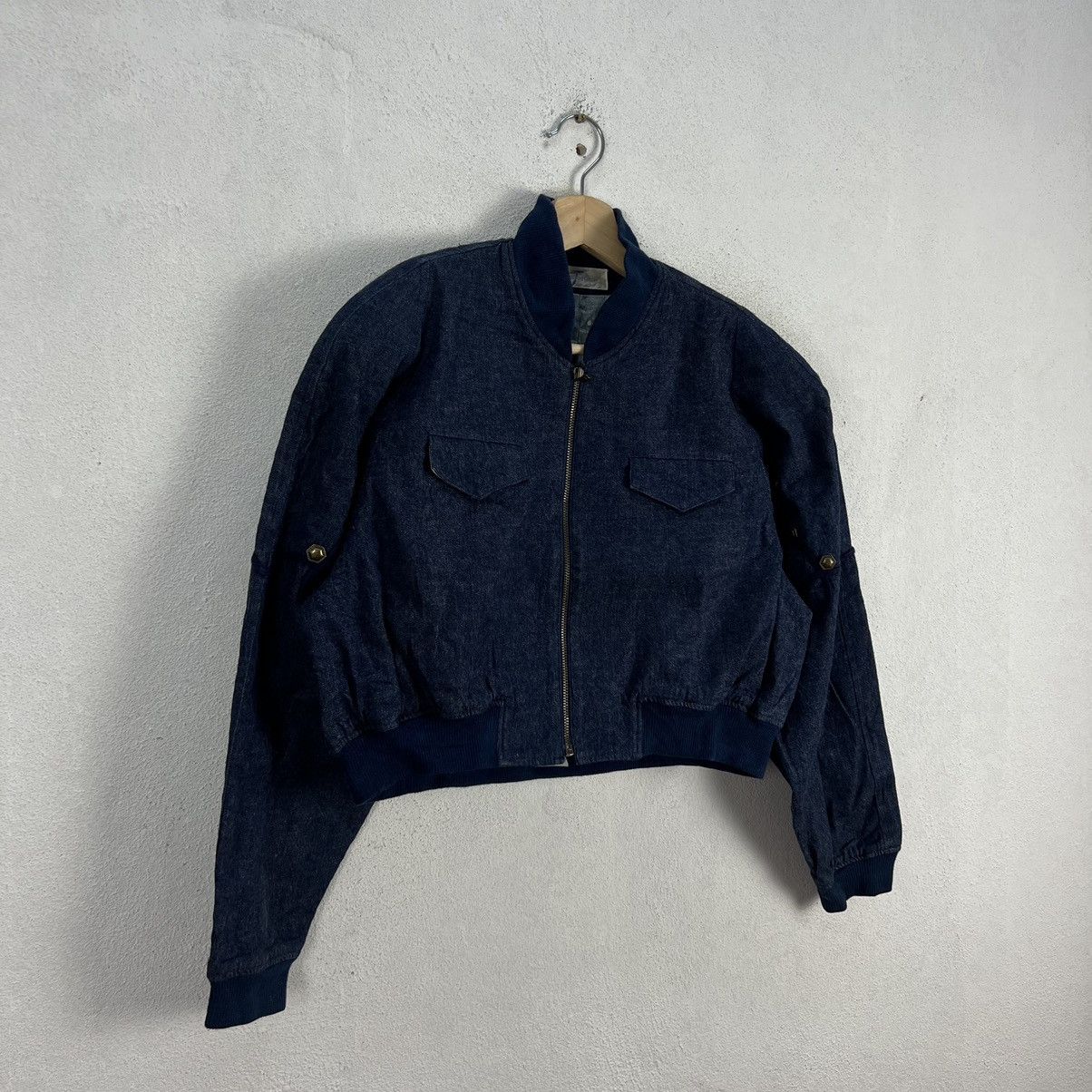 Japanese Brand VINTAGE CROPPED BOMBER JACKET MISS TAKAO JAPAN RARE DESIGN Size M / US 6-8 / IT 42-44 - 2 Thumbnail