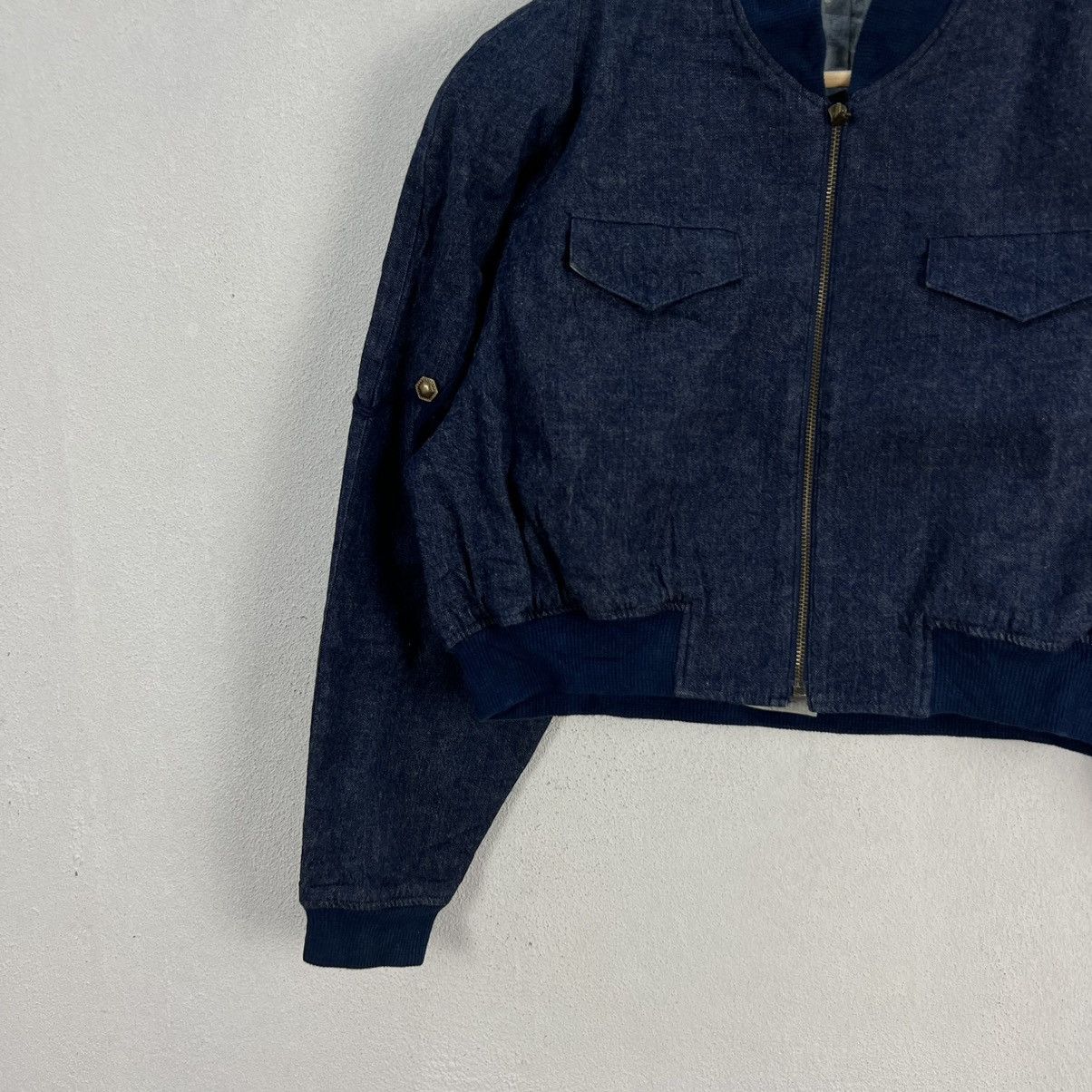 Japanese Brand VINTAGE CROPPED BOMBER JACKET MISS TAKAO JAPAN RARE DESIGN Size M / US 6-8 / IT 42-44 - 3 Thumbnail