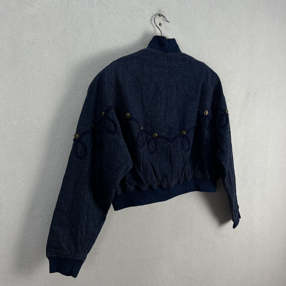 Japanese Brand VINTAGE CROPPED BOMBER JACKET MISS TAKAO JAPAN RARE DESIGN Size M / US 6-8 / IT 42-44 - 7 Thumbnail