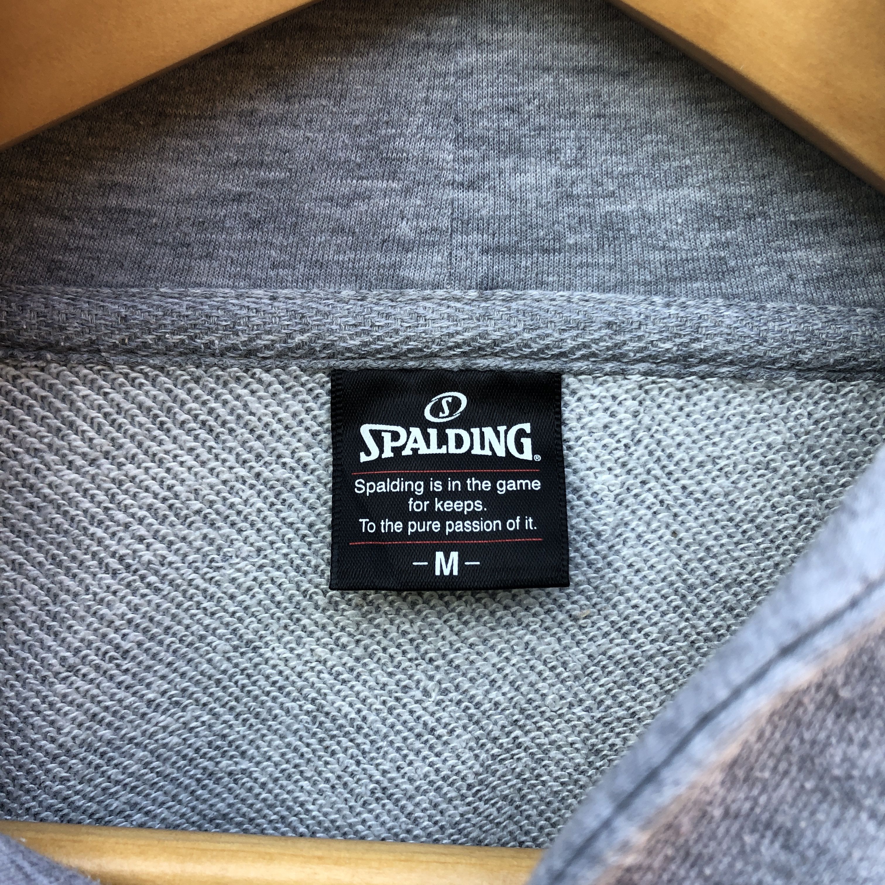 Spalding SPALDING ATHLETIC Hoodie Pullover #0505-14 Size US S / EU 44-46 / 1 - 5 Thumbnail