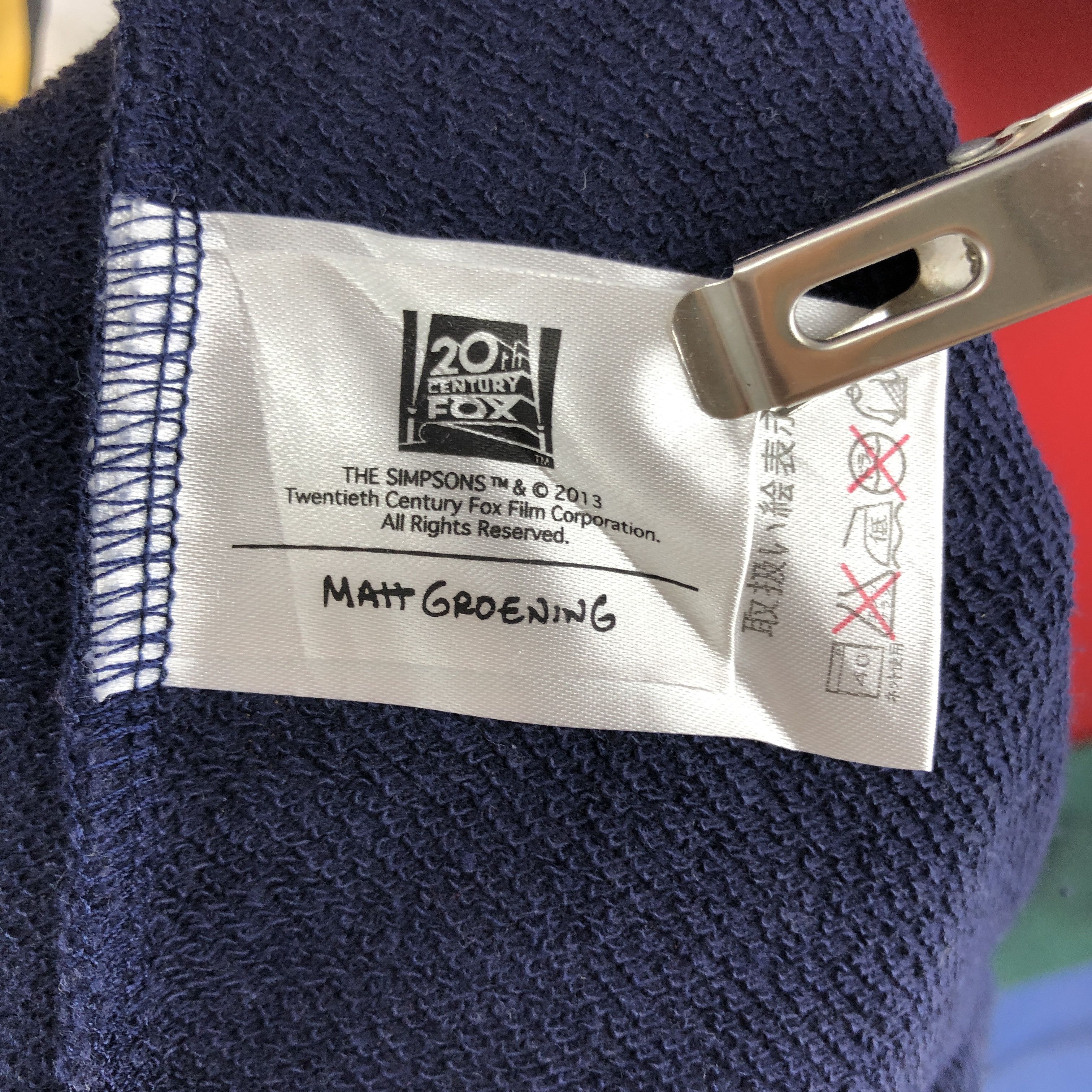 The Simpsons THE SIMPSONS Hoodie Pullover #0835/AD Size US S / EU 44-46 / 1 - 8 Thumbnail