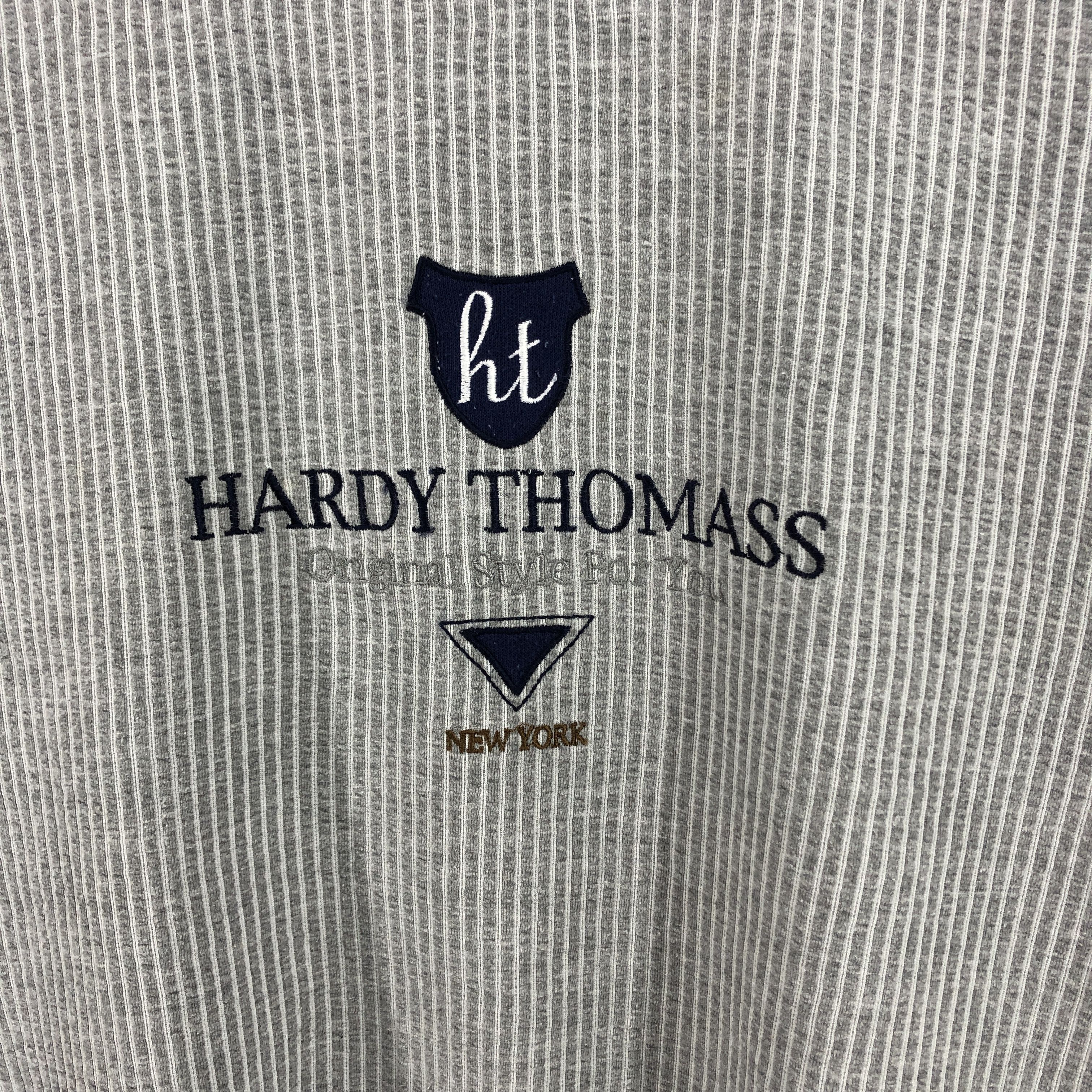 Other HARDY THOMAS Crew Neck Stripe Sweatshirt #058-02 Size US M / EU 48-50 / 2 - 3 Thumbnail