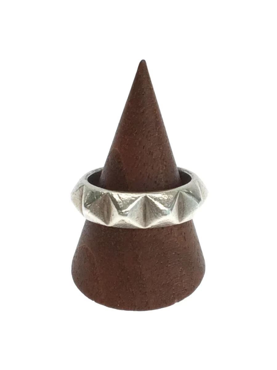 image of Hysteric Glamour 0.925 Studded Ring in Silver, Men's