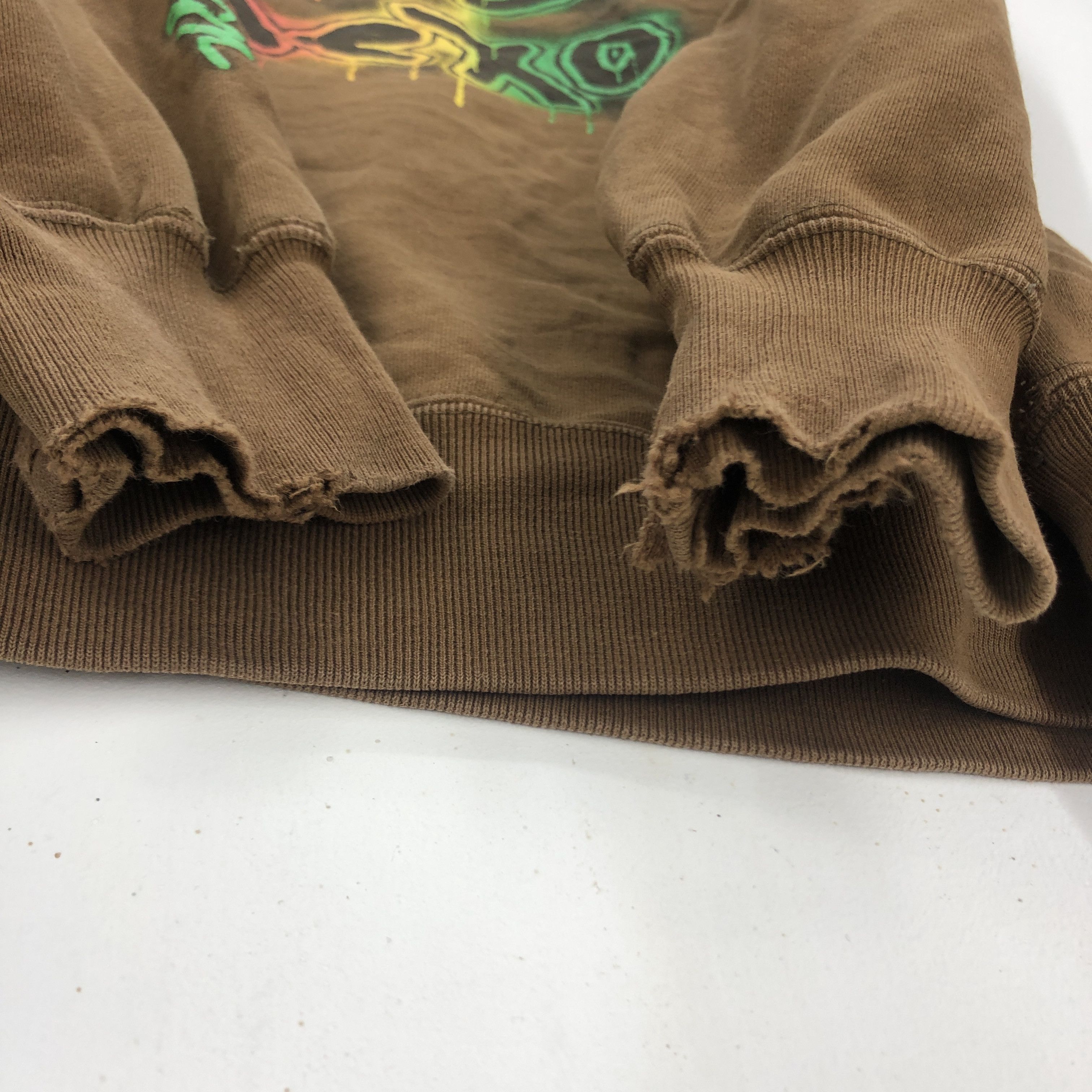 Japanese Brand NEXO RASTA Crew Neck Sweatshirt #1294-45 Size US M / EU 48-50 / 2 - 5 Thumbnail