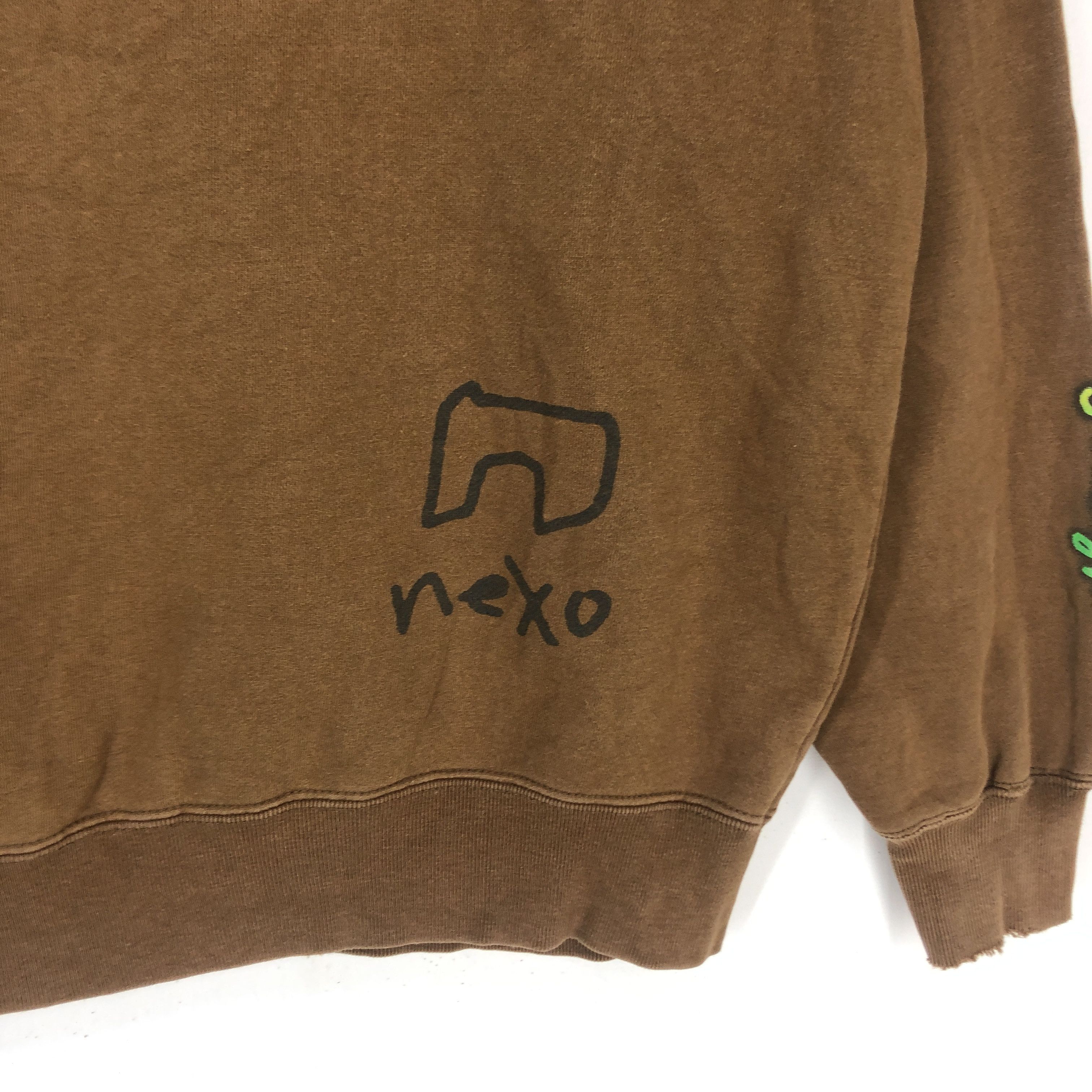 Japanese Brand NEXO RASTA Crew Neck Sweatshirt #1294-45 Size US M / EU 48-50 / 2 - 8 Thumbnail