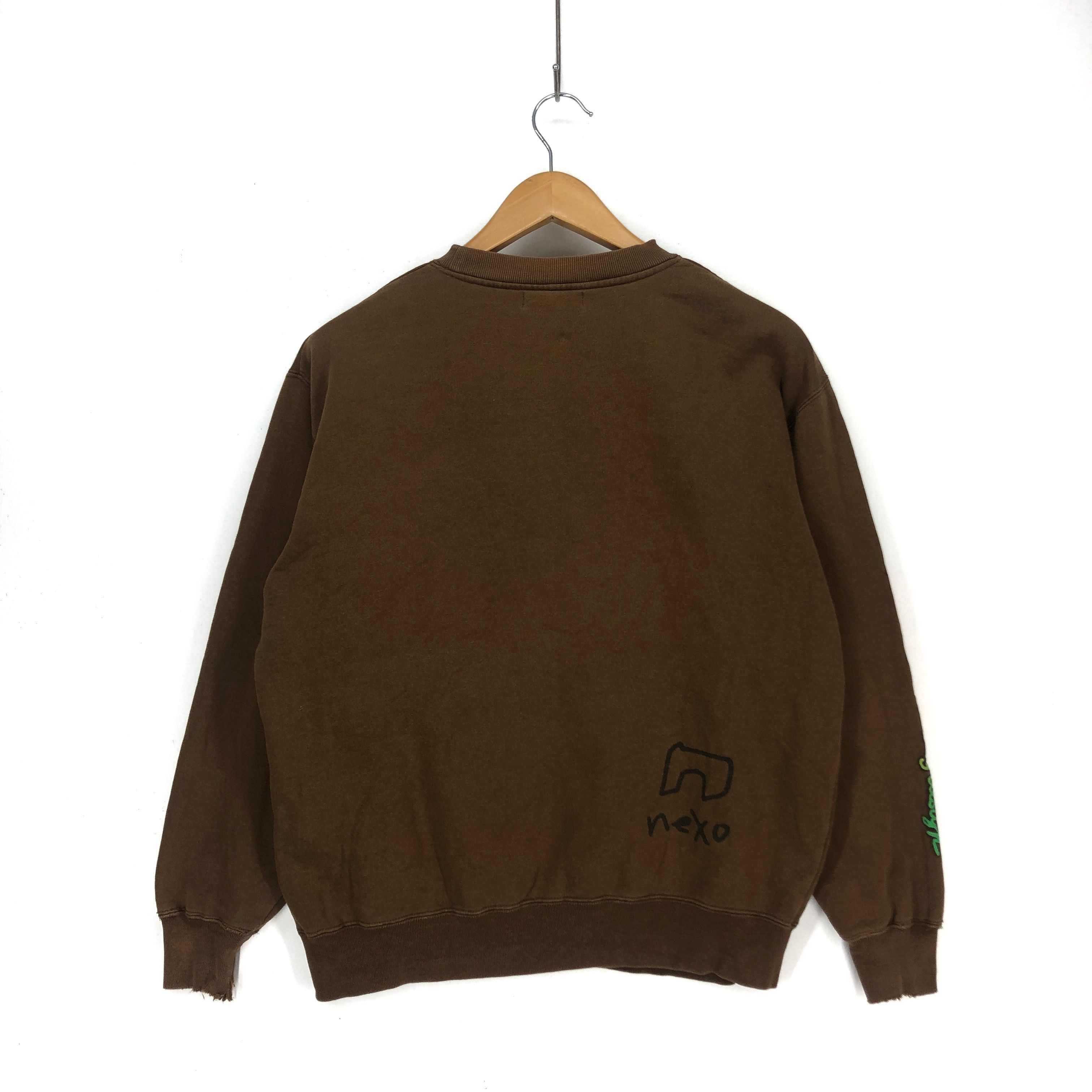 Japanese Brand NEXO RASTA Crew Neck Sweatshirt #1294-45 Size US M / EU 48-50 / 2 - 7 Thumbnail