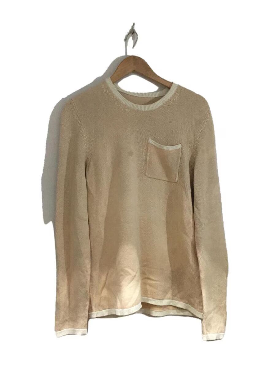 Pre-owned Maison Margiela Pocket Knit Sweater In Cream