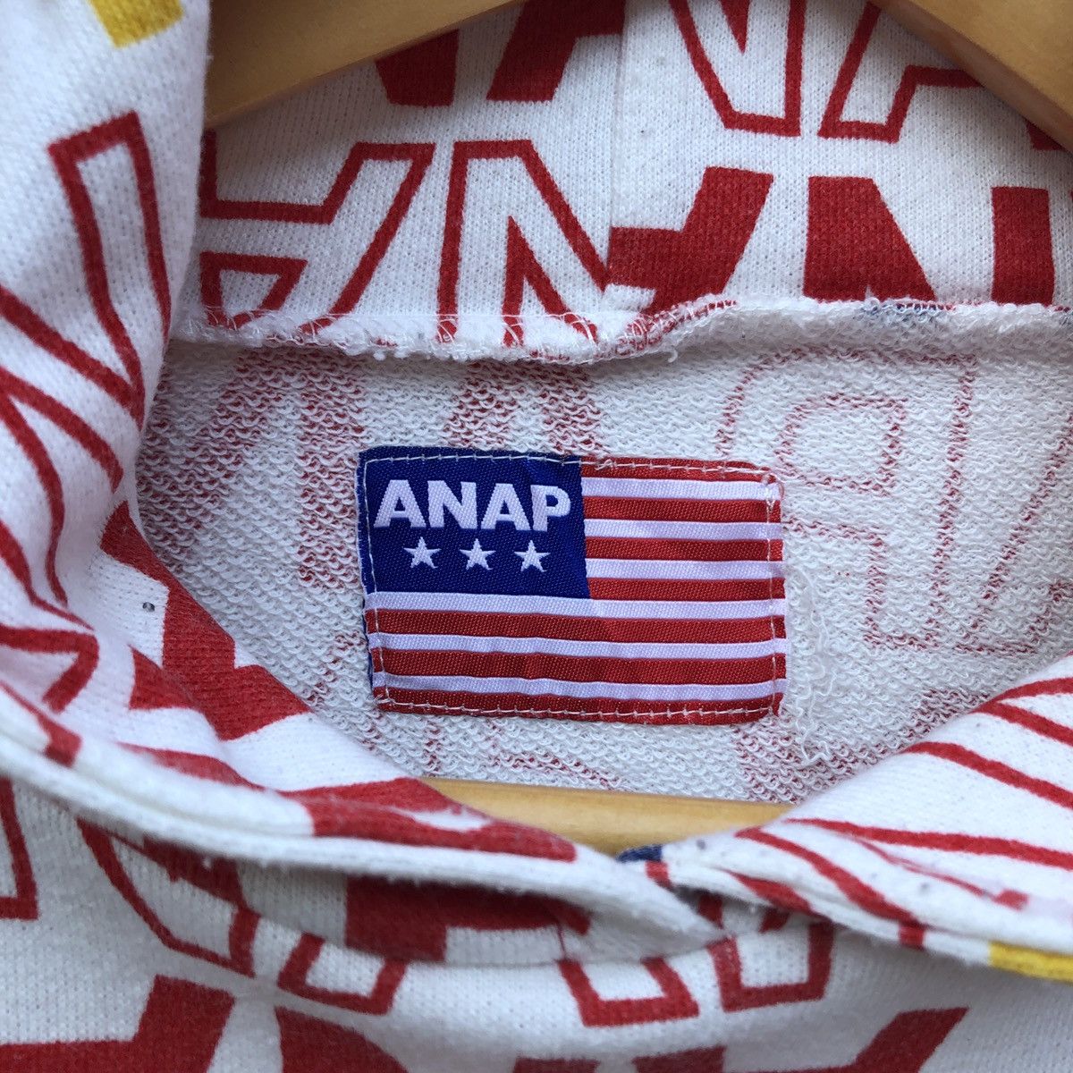 Japanese Brand ANAP Women Hoodie Pullover #0501-14 Size L / US 10 / IT 46 - 3 Thumbnail