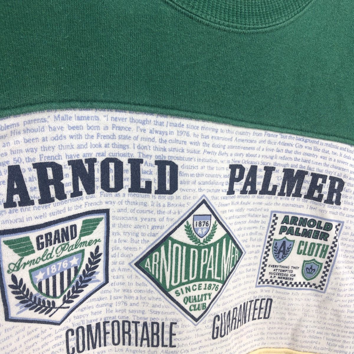 Japanese Brand ARNOLD PALMER Women Crew Neck Sweatshirt #1289-45 Size M / US 6-8 / IT 42-44 - 3 Thumbnail