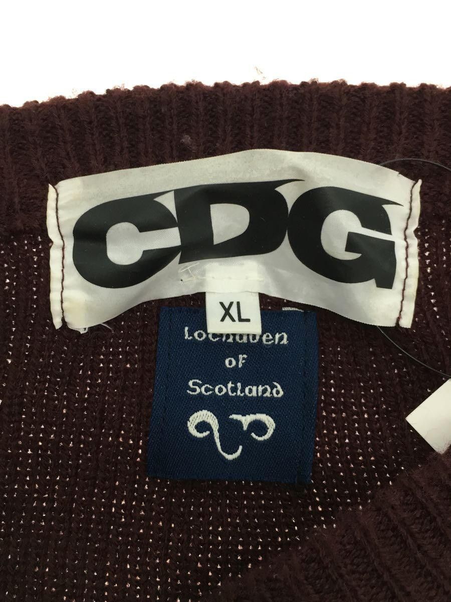 Comme des Garcons CDG Logo Raglan Knit Sweater Size US XL / EU 56 / 4 - 5 Thumbnail