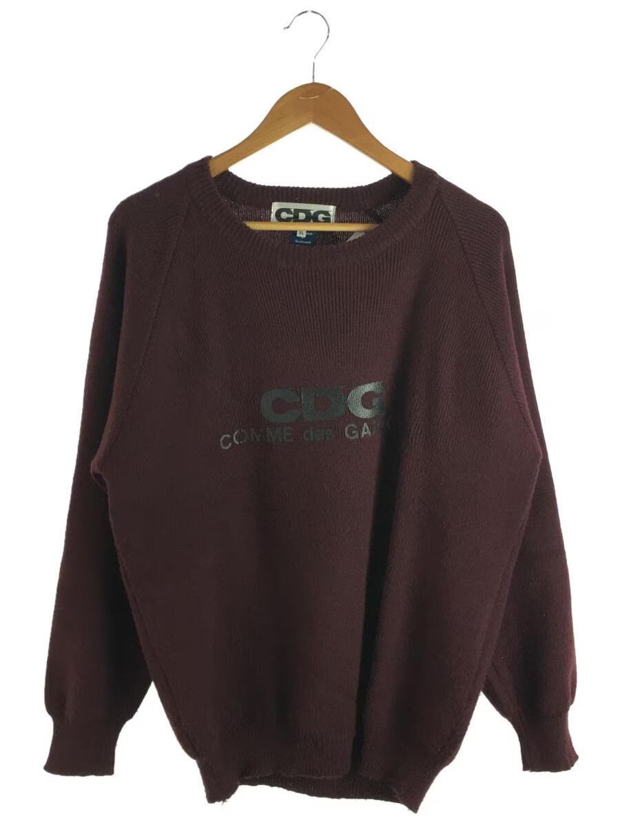 Comme des Garcons CDG Logo Raglan Knit Sweater Size US XL / EU 56 / 4 - 1 Thumbnail
