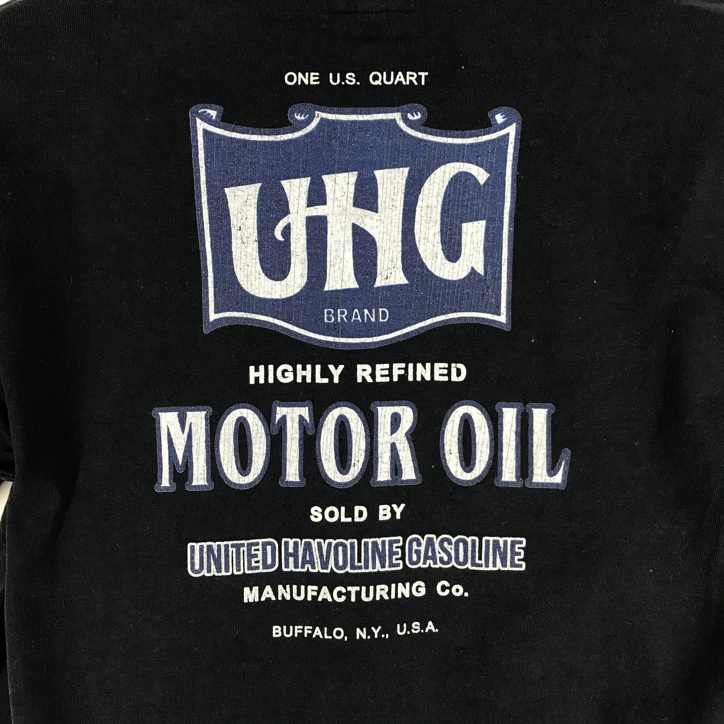 Pherrow's UHG MOTOR OIL by PHERROWS Crew Neck T Shirt #2310-80 Size US S / EU 44-46 / 1 - 2 Thumbnail