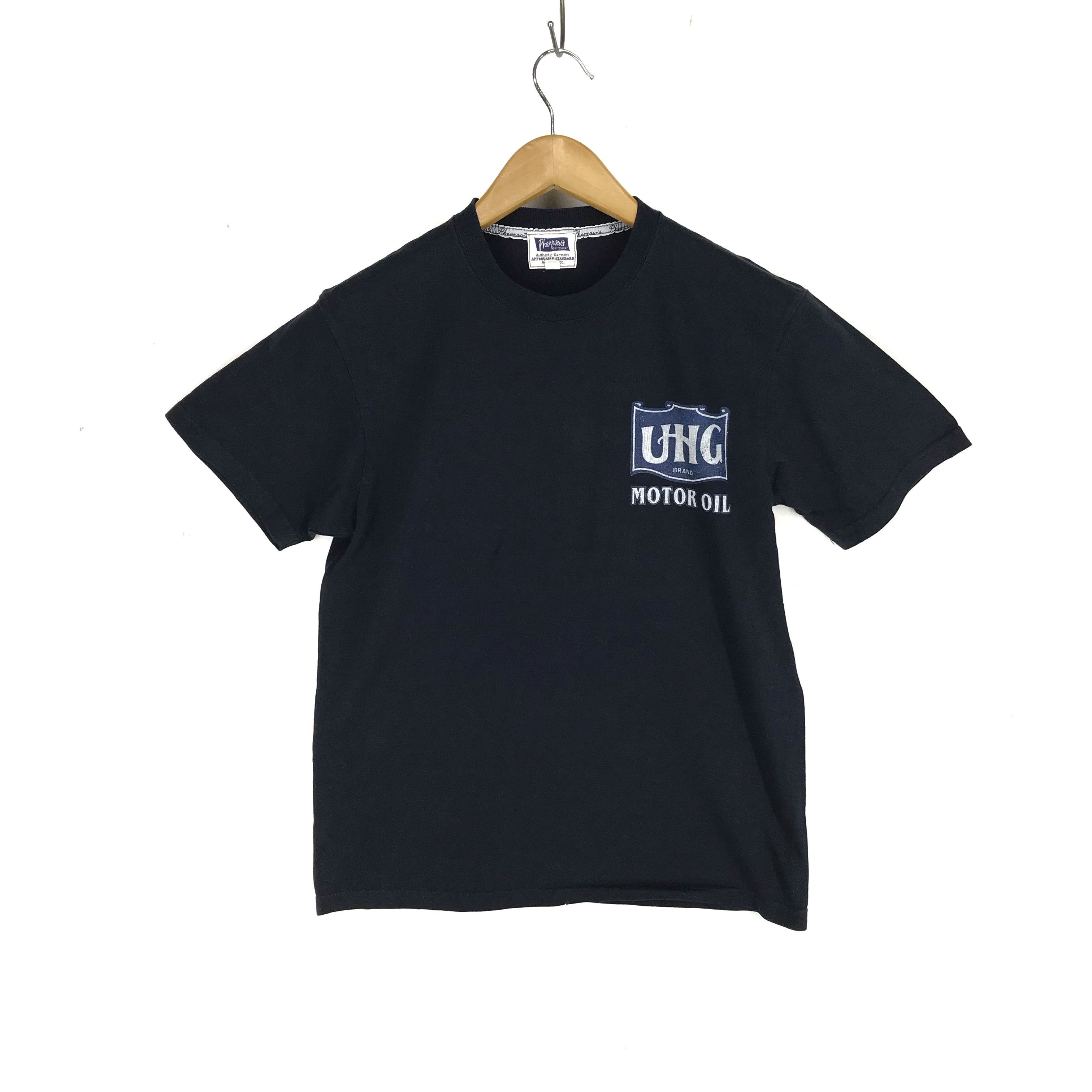Pherrow's UHG MOTOR OIL by PHERROWS Crew Neck T Shirt #2310-80 Size US S / EU 44-46 / 1 - 3 Thumbnail