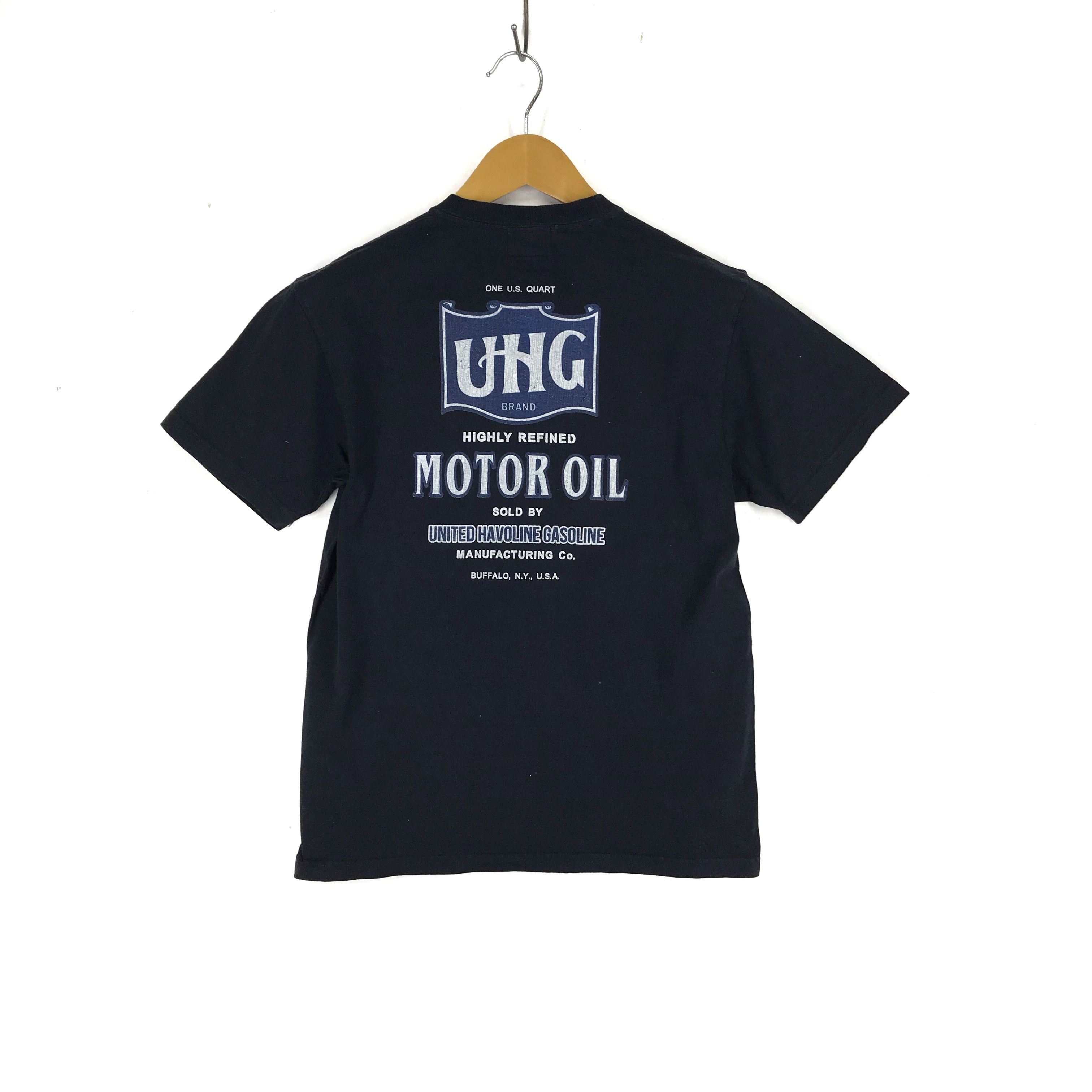 Pherrow's UHG MOTOR OIL by PHERROWS Crew Neck T Shirt #2310-80 Size US S / EU 44-46 / 1 - 1 Thumbnail