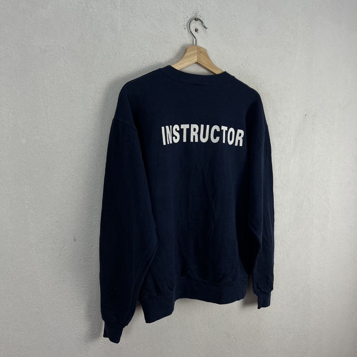 Japanese Brand VINTAGE INSTRUCTOR AIR FORCE SWEATSHIRT BIG LOGO ARMY STYLE Size US M / EU 48-50 / 2 - 8 Thumbnail