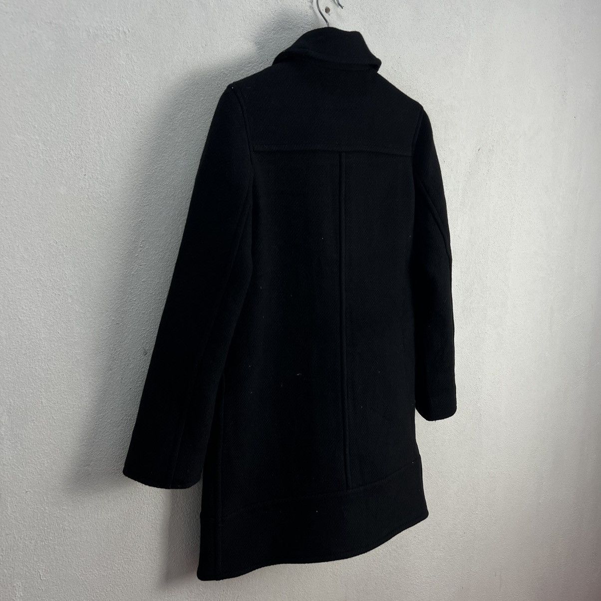 Courreges ICONIC BLACK COURREGES LONG WOOL JACKET Size US M / EU 48-50 / 2 - 8 Thumbnail